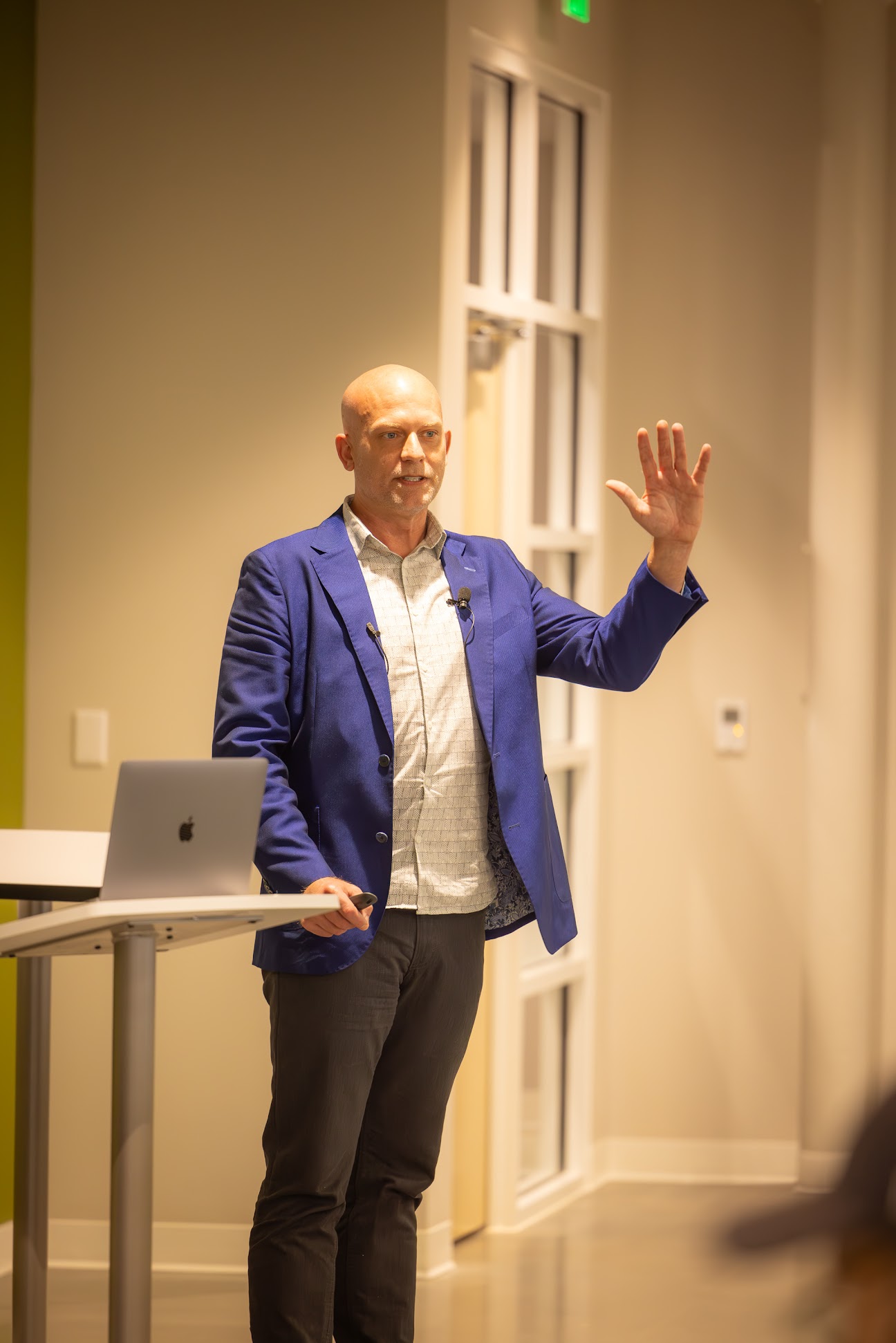 Stephen Borengasser speaking at the 2024 Carolina Code Conference