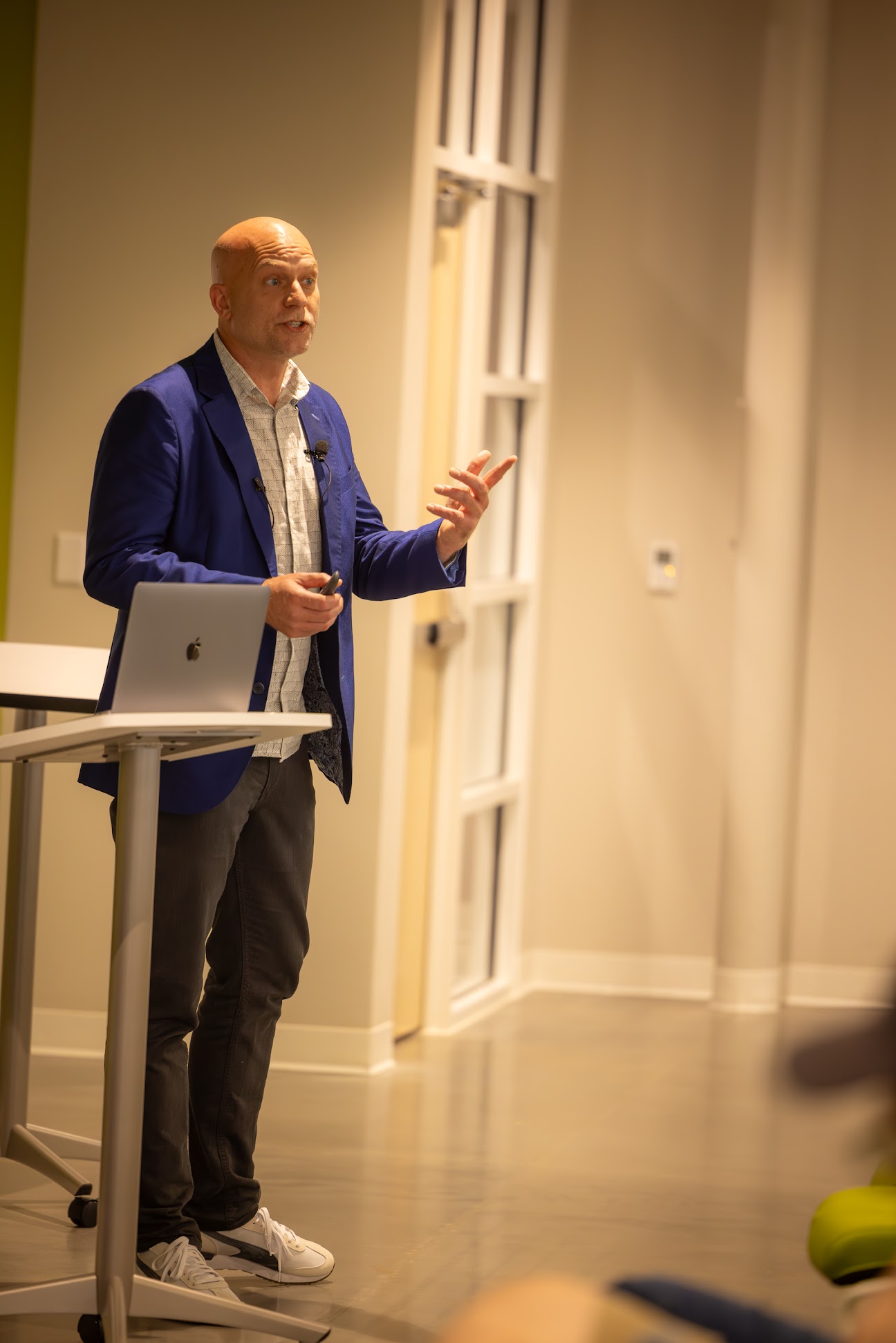 Stephen Borengasser speaking at the 2024 Carolina Code Conference