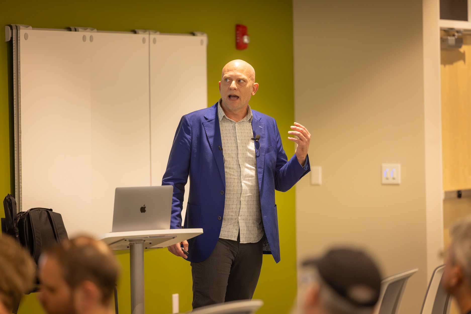 Stephen Borengasser speaking at the 2024 Carolina Code Conference