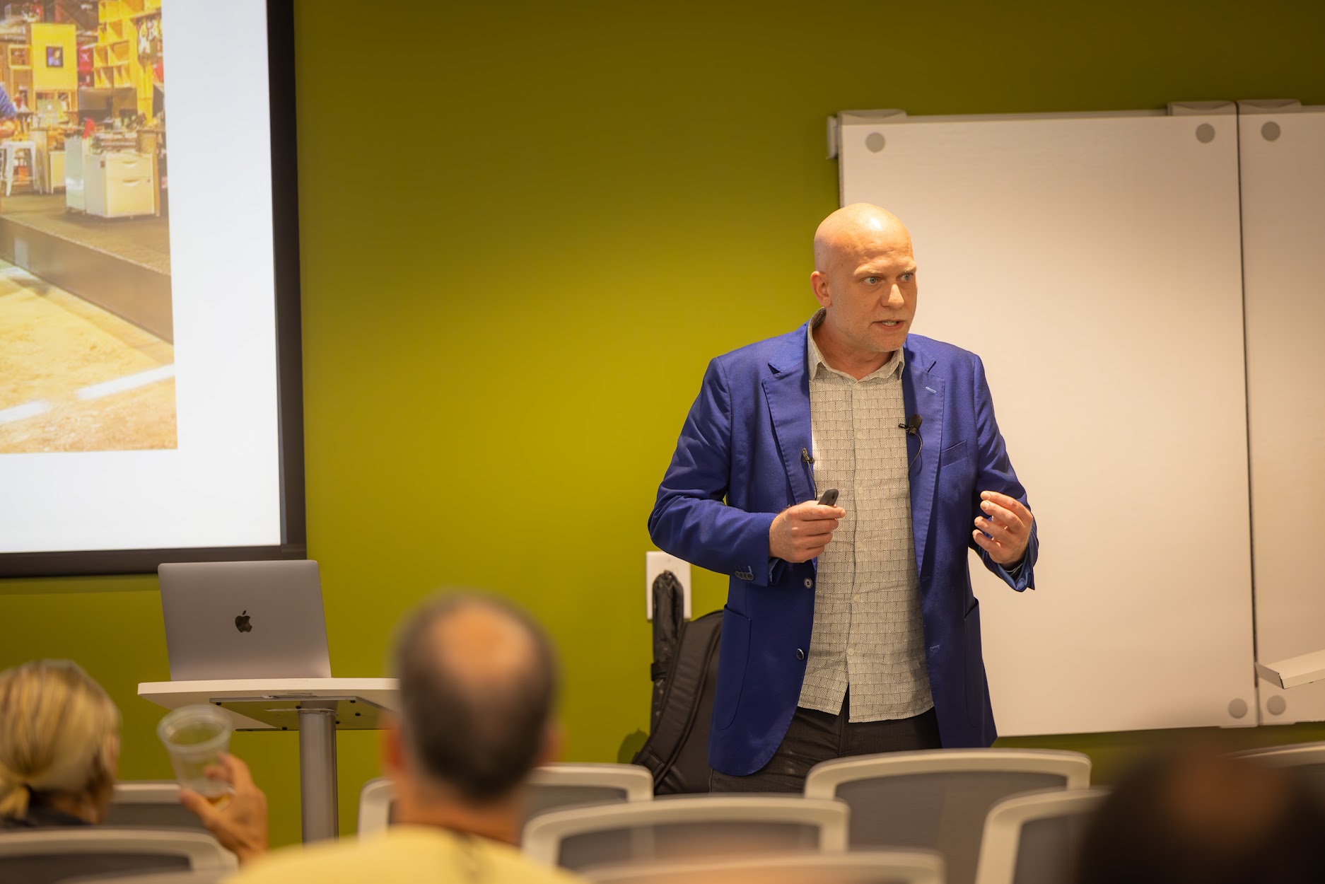 Stephen Borengasser speaking at the 2024 Carolina Code Conference