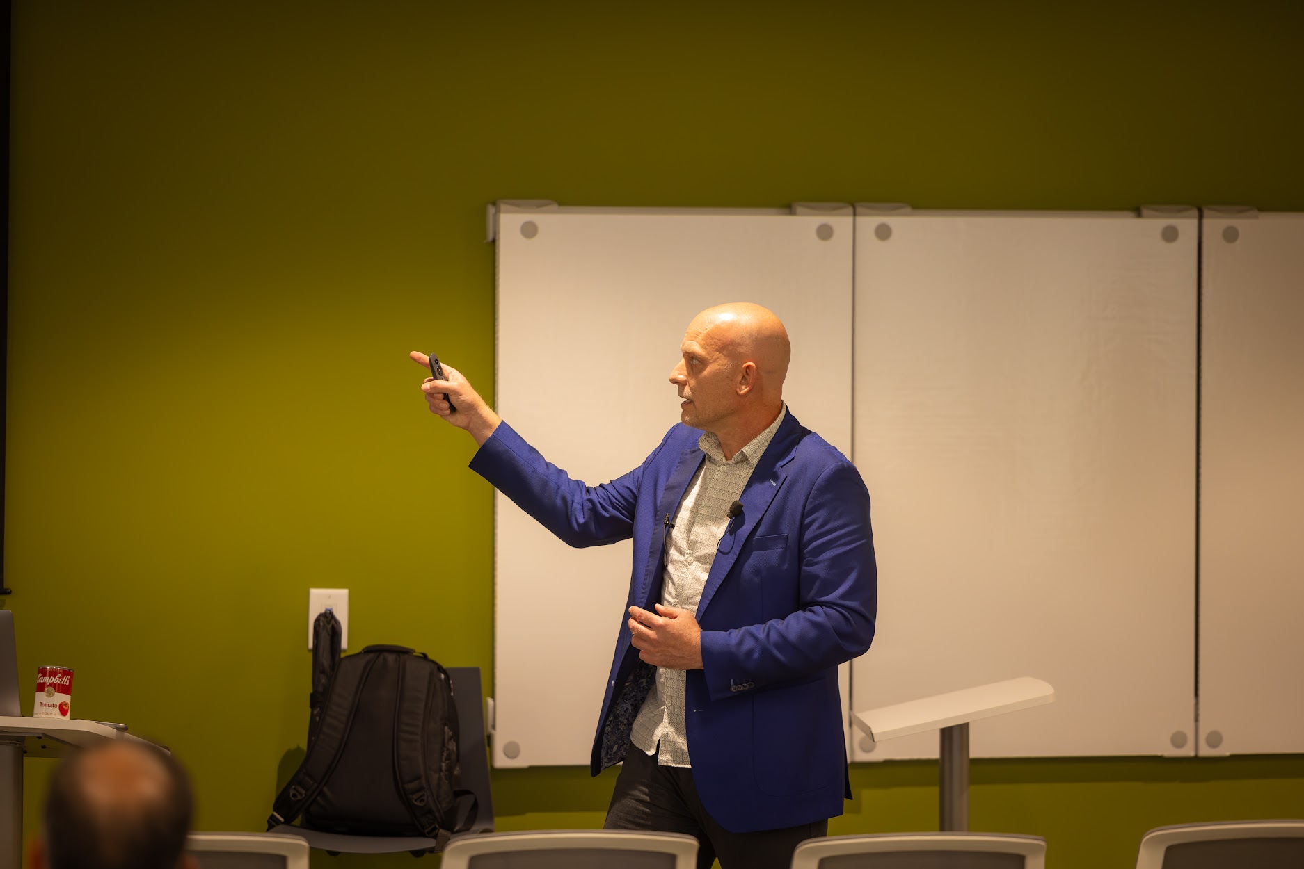 Stephen Borengasser speaking at the 2024 Carolina Code Conference