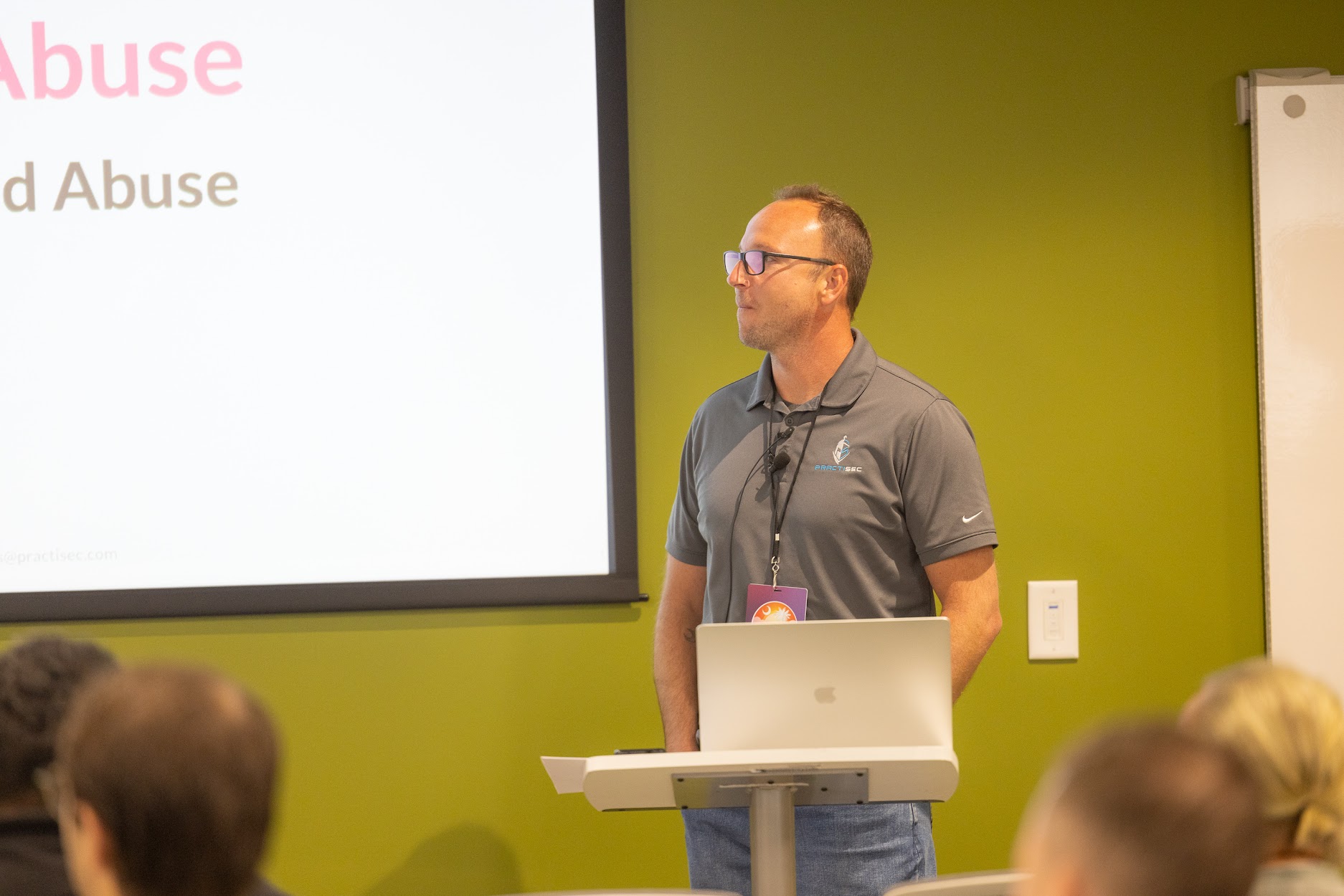 Tim Tomes speaking at the 2024 Carolina Code Conference