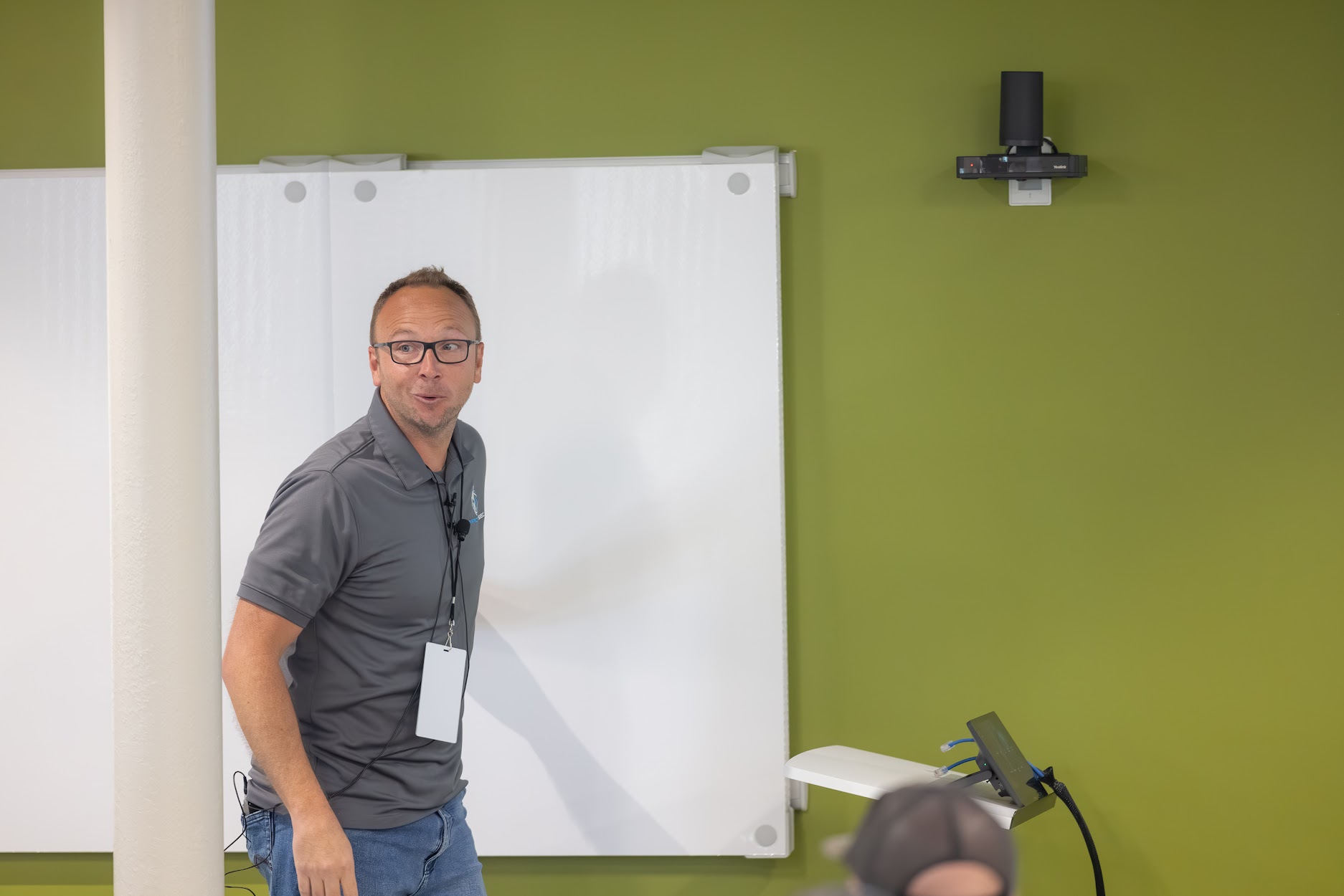 Tim Tomes speaking at the 2024 Carolina Code Conference