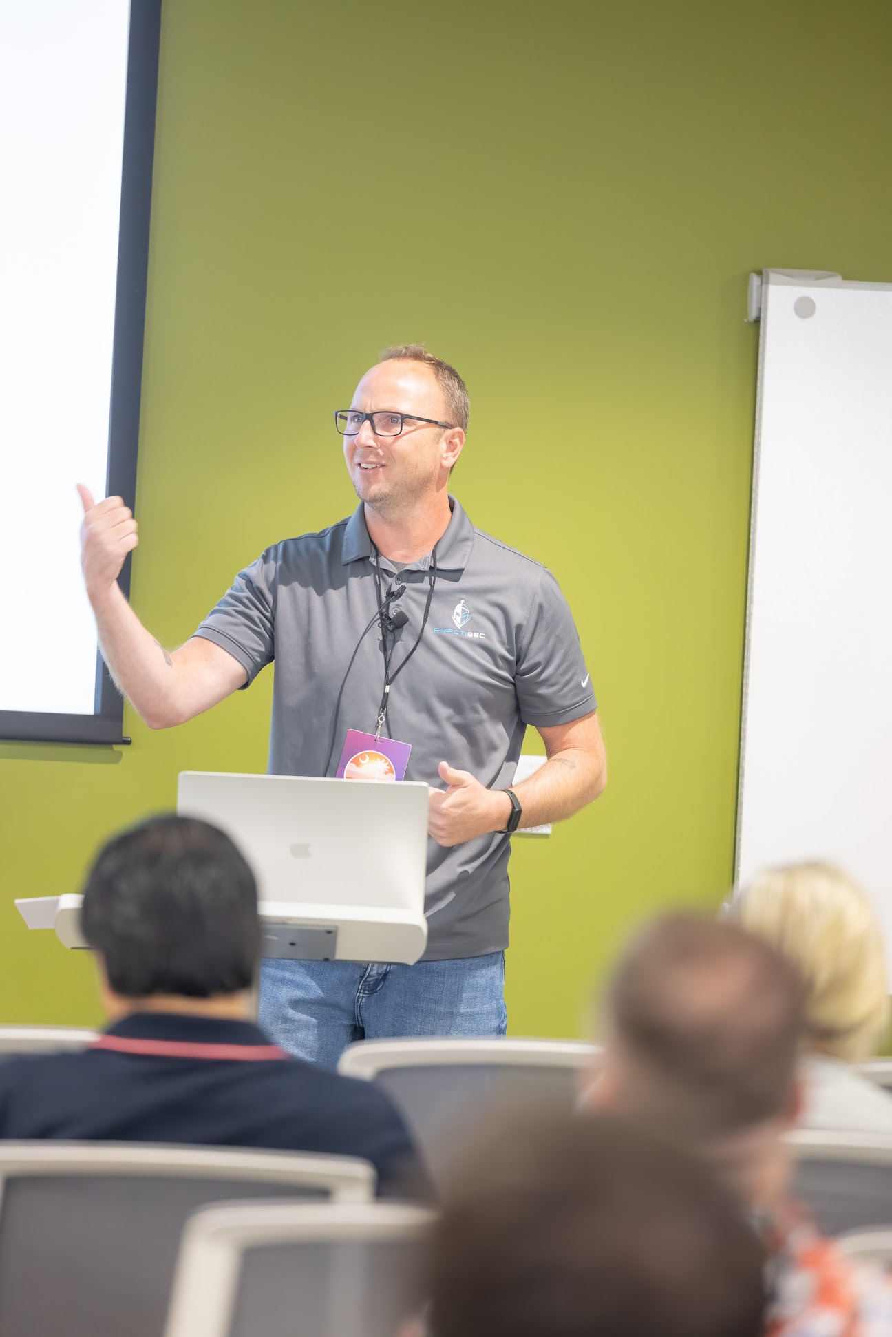 Tim Tomes speaking at the 2024 Carolina Code Conference