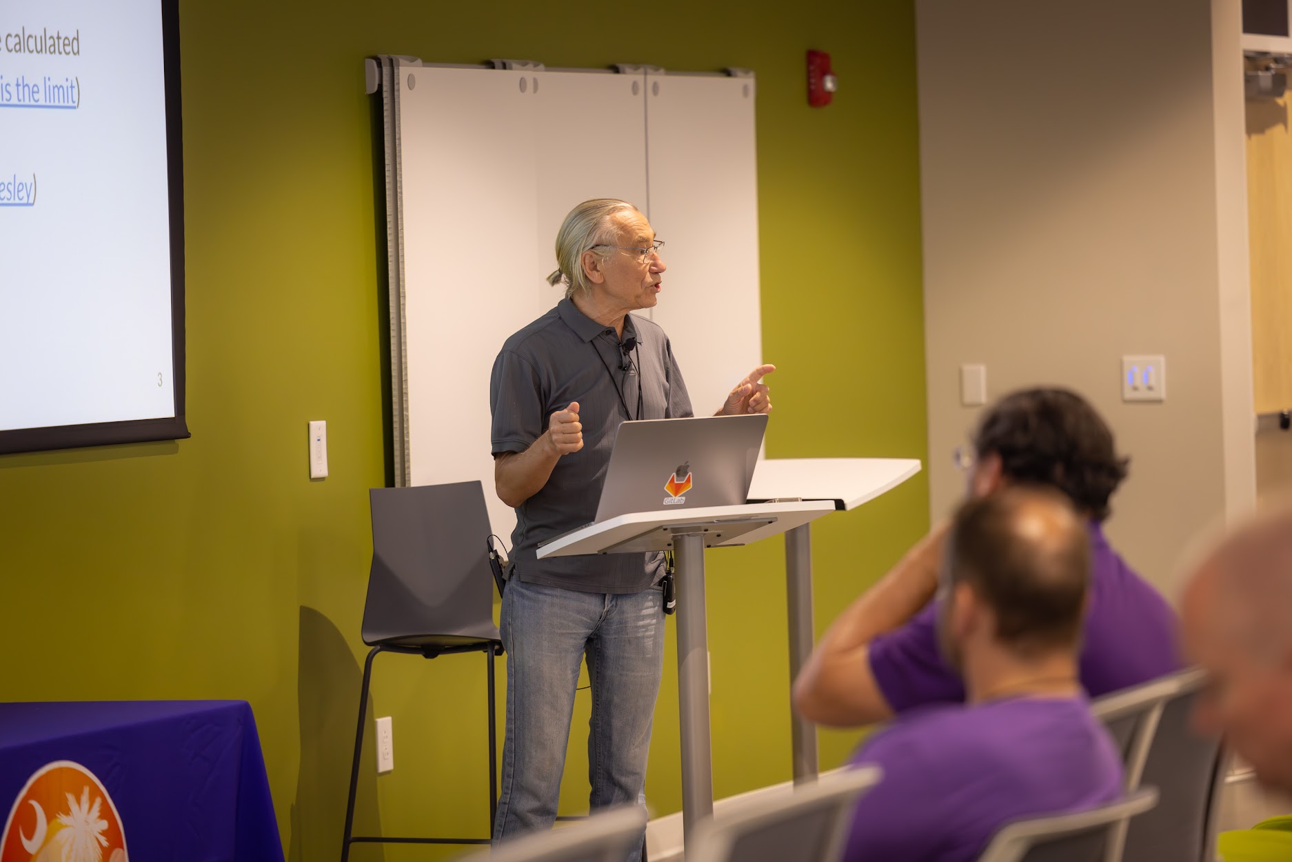 Vlad Patryshev speaking at the 2024 Carolina Code Conference