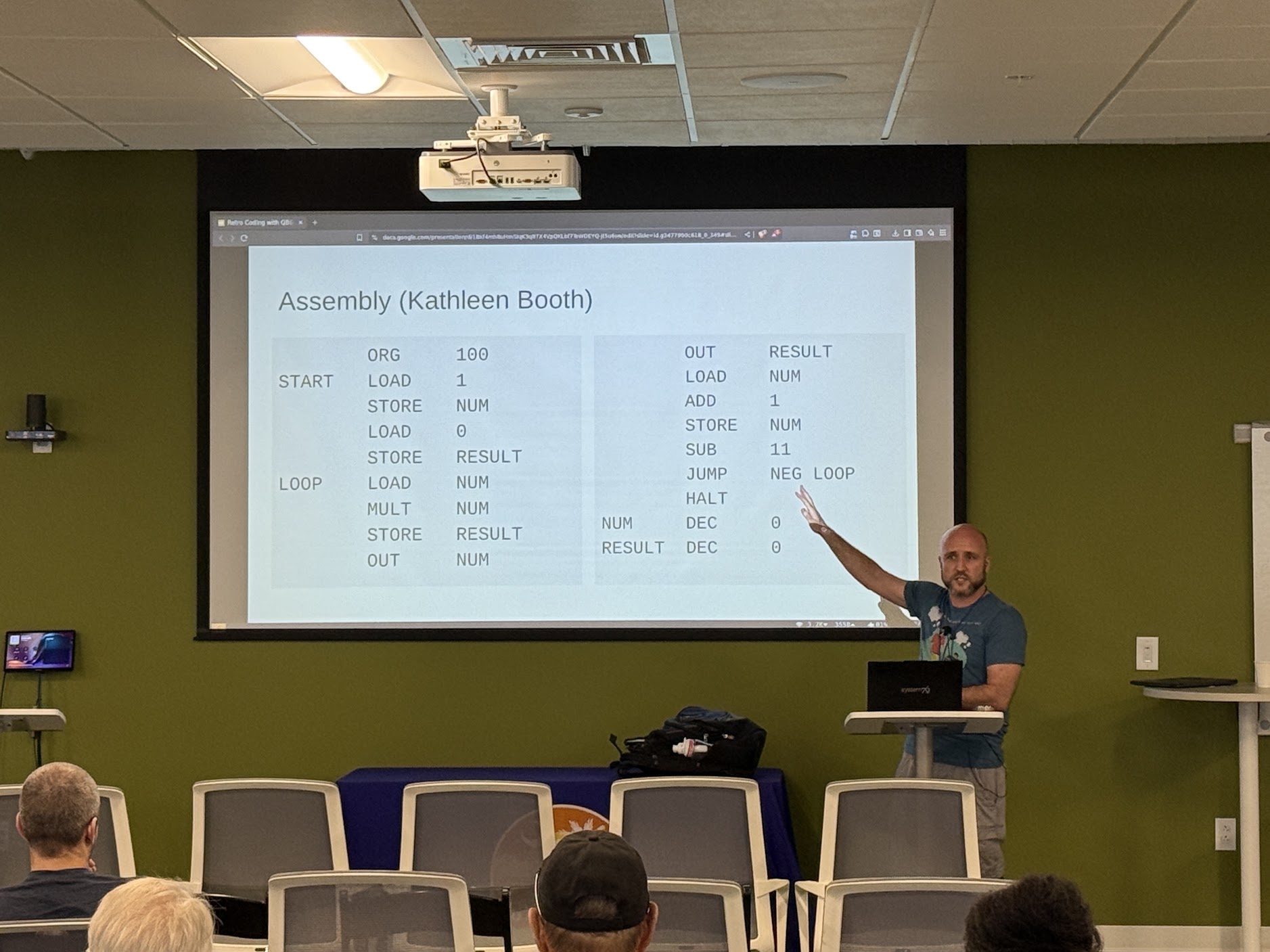 David Mackey speaking at the 2025 Carolina Code Conference