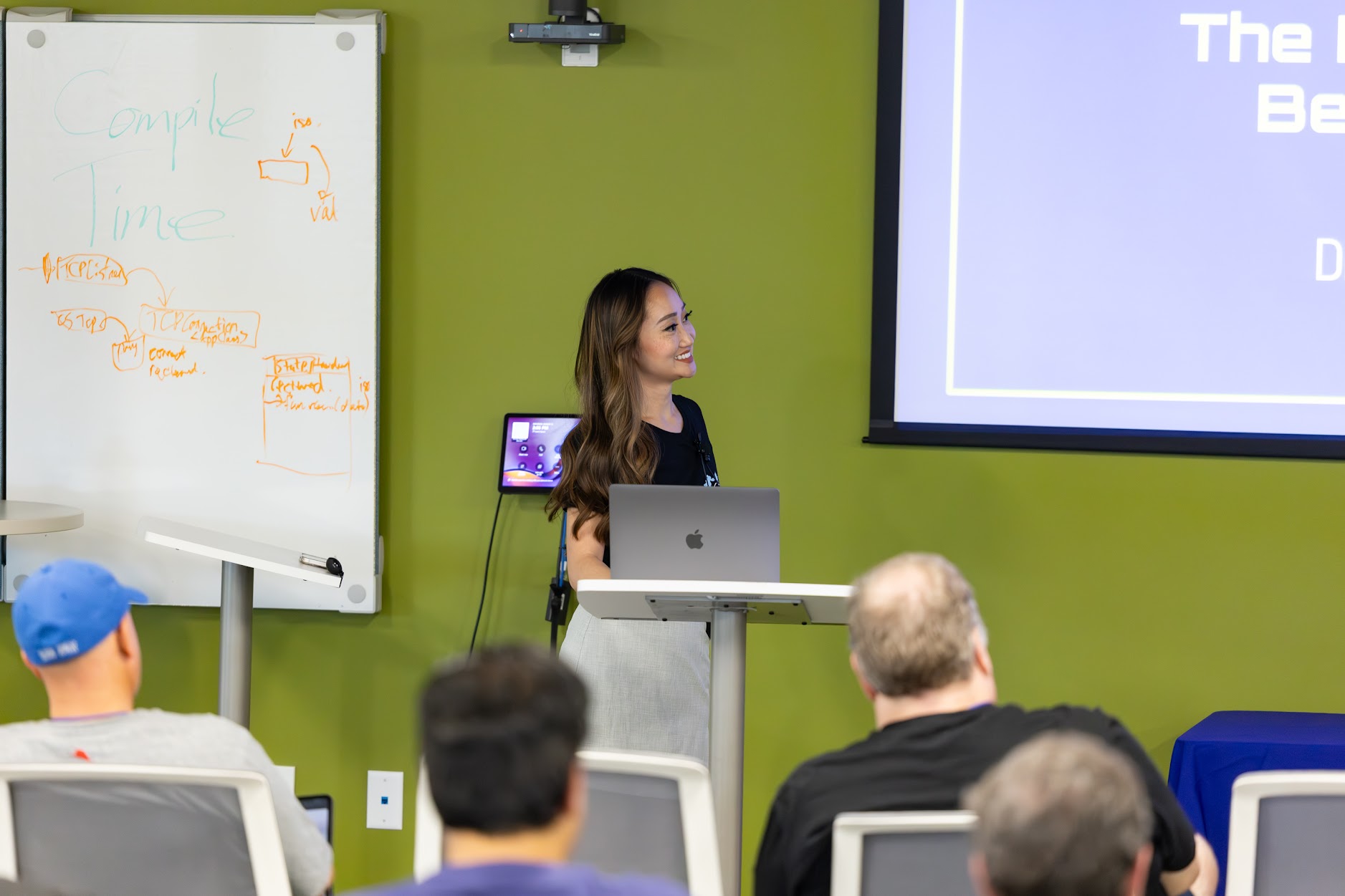 Diana Pham speaking at the 2025 Carolina Code Conference
