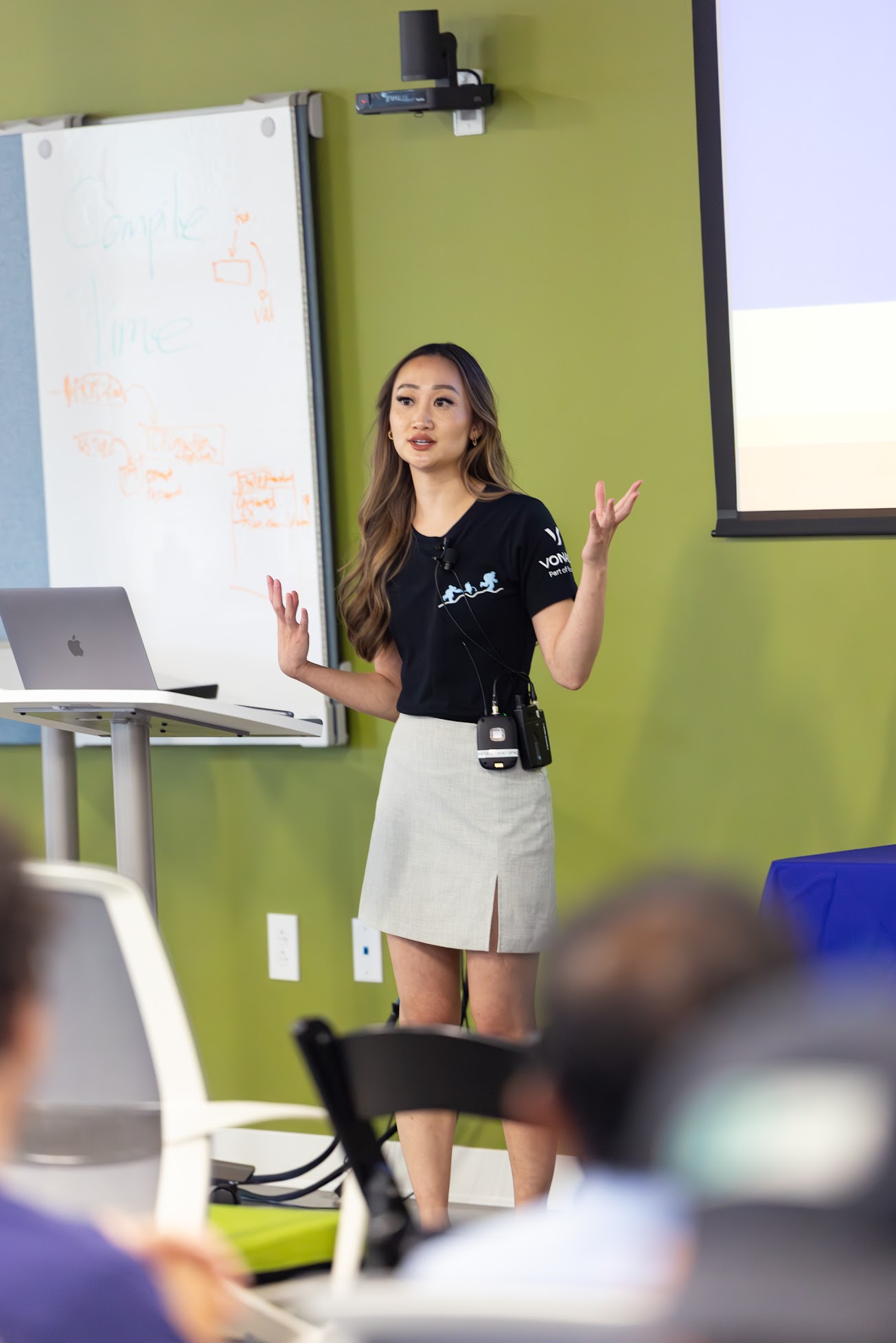 Diana Pham speaking at the 2025 Carolina Code Conference