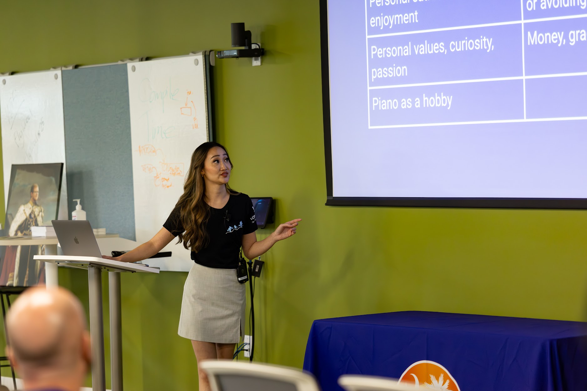 Diana Pham speaking at the 2025 Carolina Code Conference