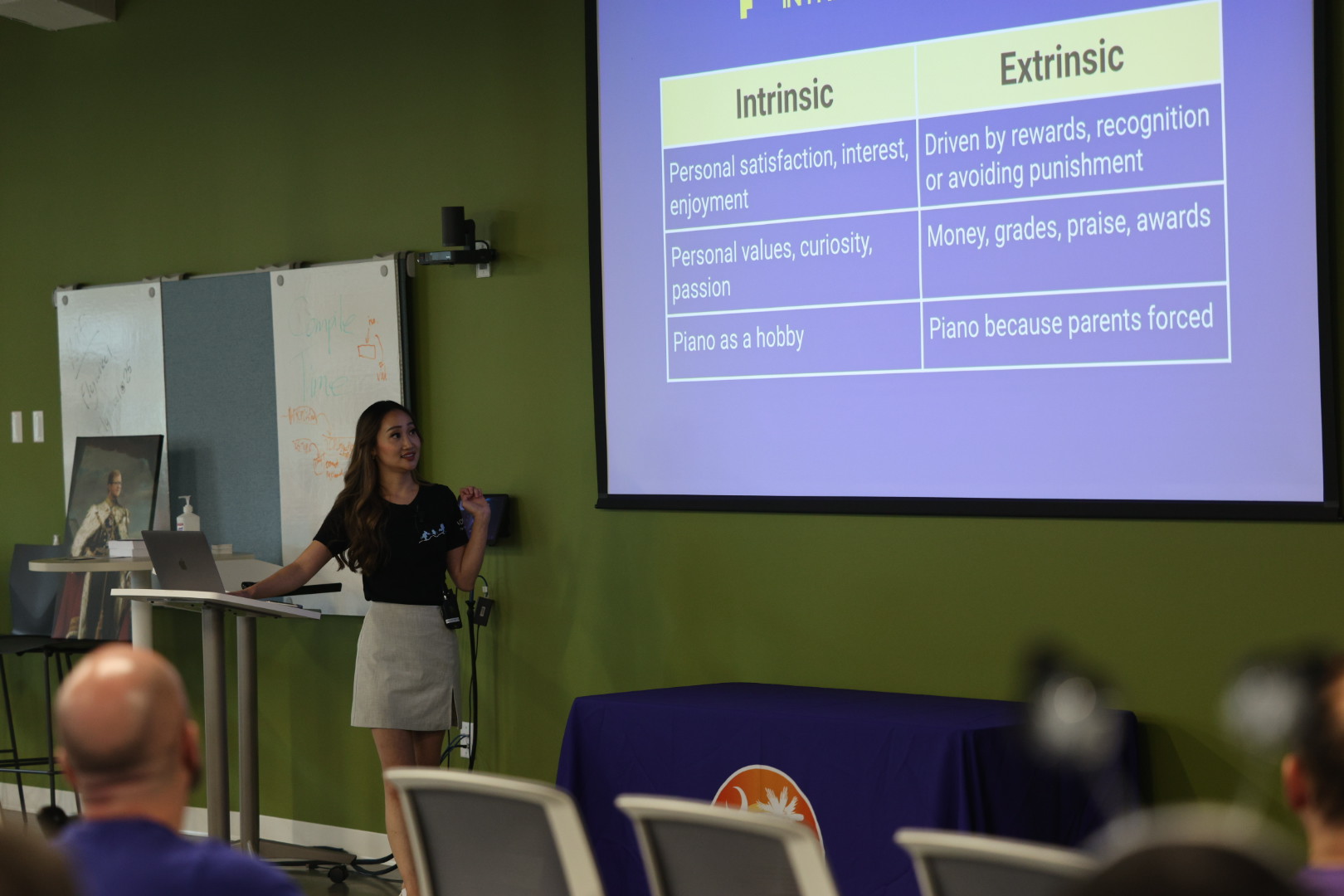 Diana Pham speaking at the 2025 Carolina Code Conference
