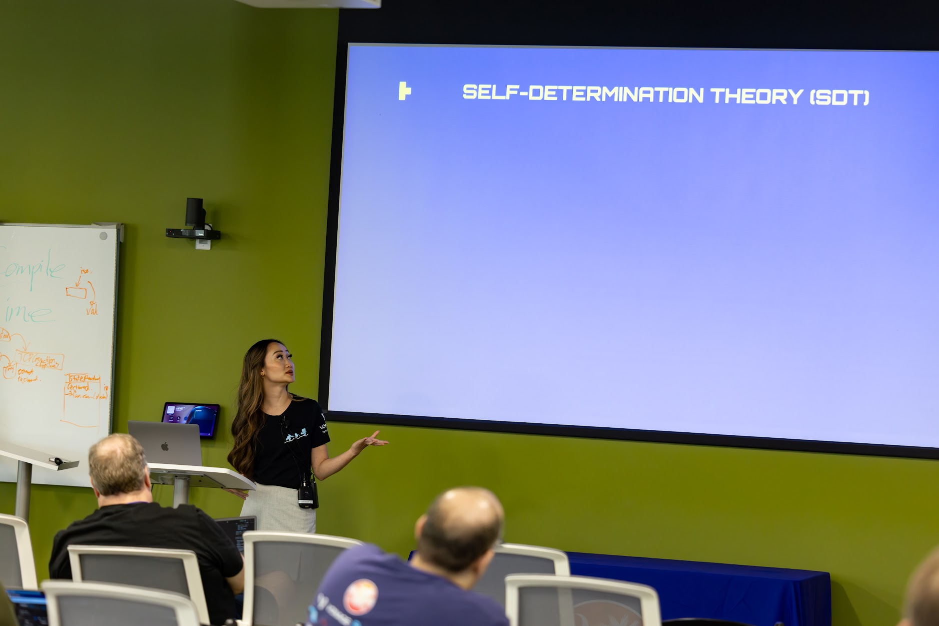 Diana Pham speaking at the 2025 Carolina Code Conference