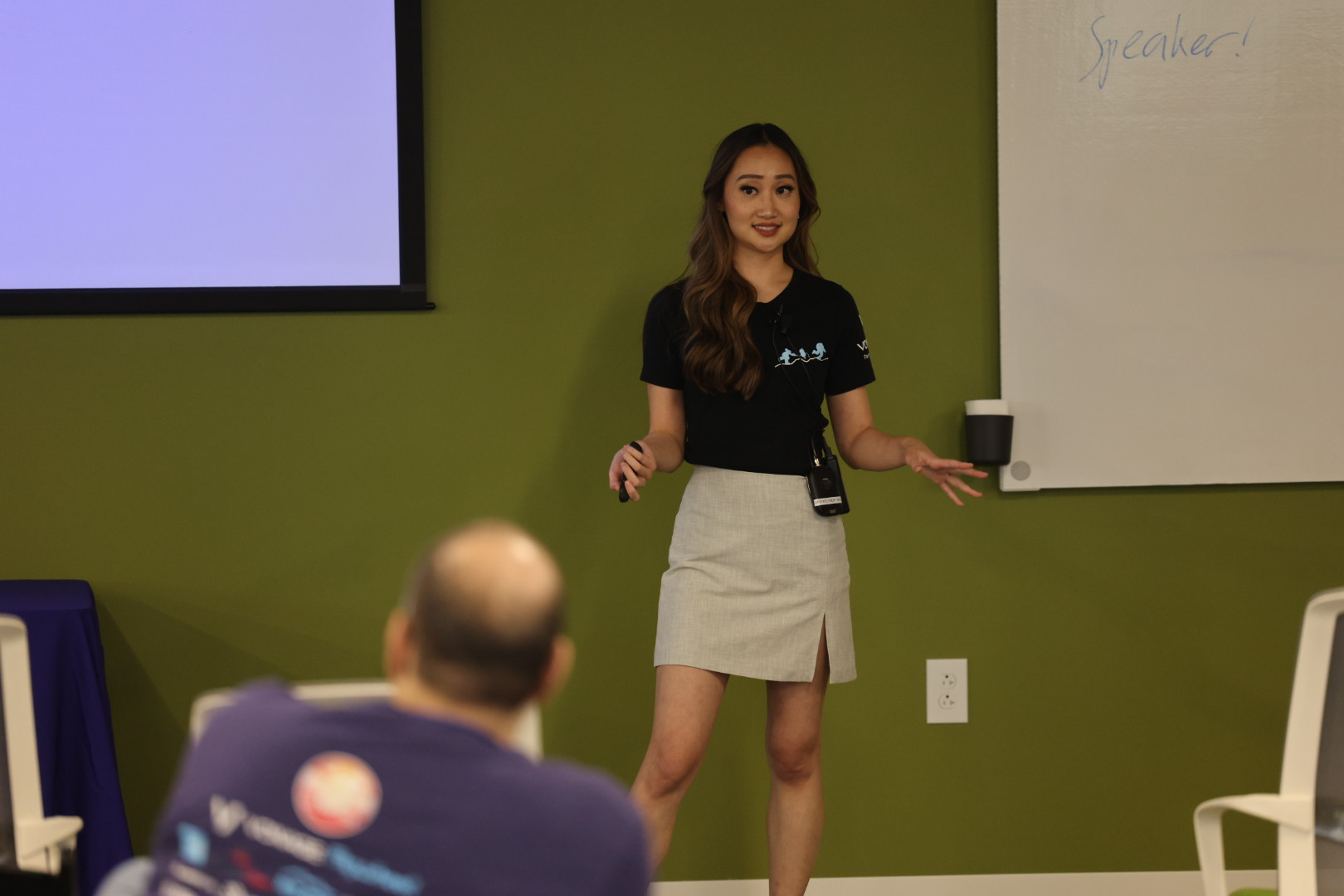 Diana Pham speaking at the 2025 Carolina Code Conference