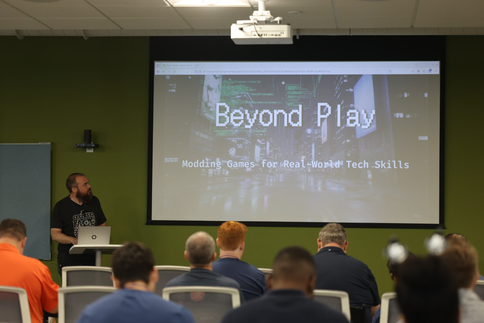 Doug Cone speaking at the 2025 Carolina Code Conference