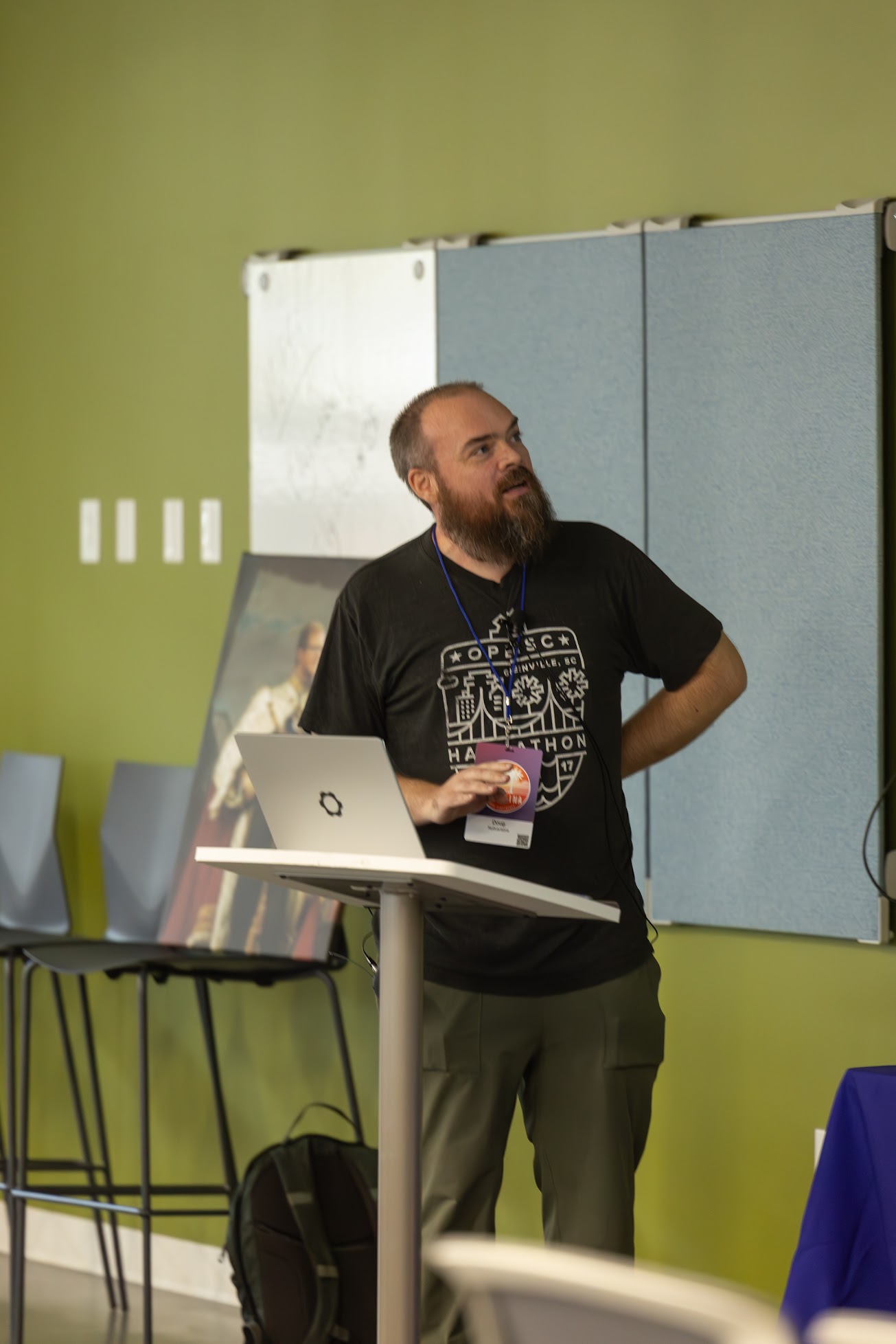 Doug Cone speaking at the 2025 Carolina Code Conference