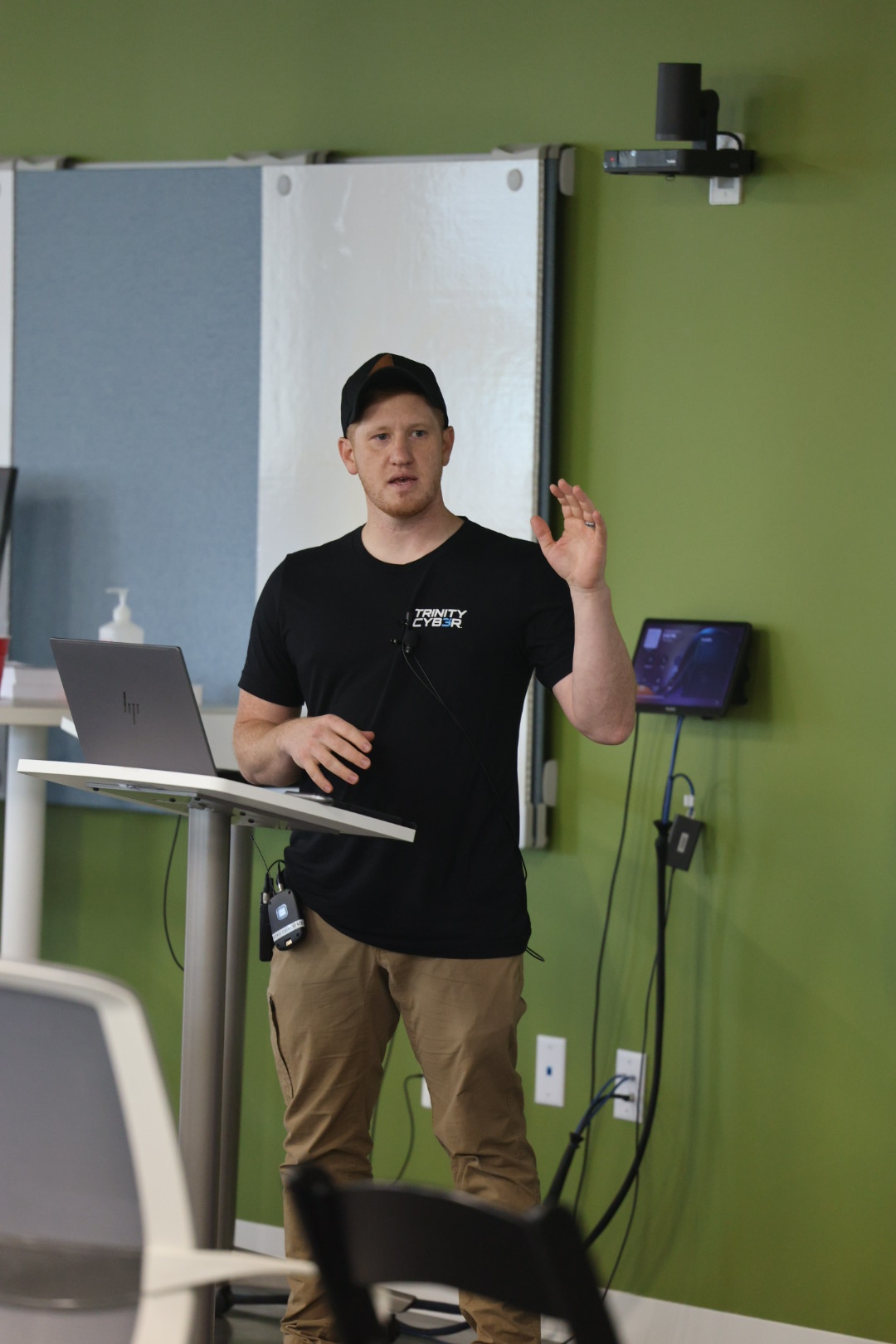 Duncan Michel speaking at the 2025 Carolina Code Conference