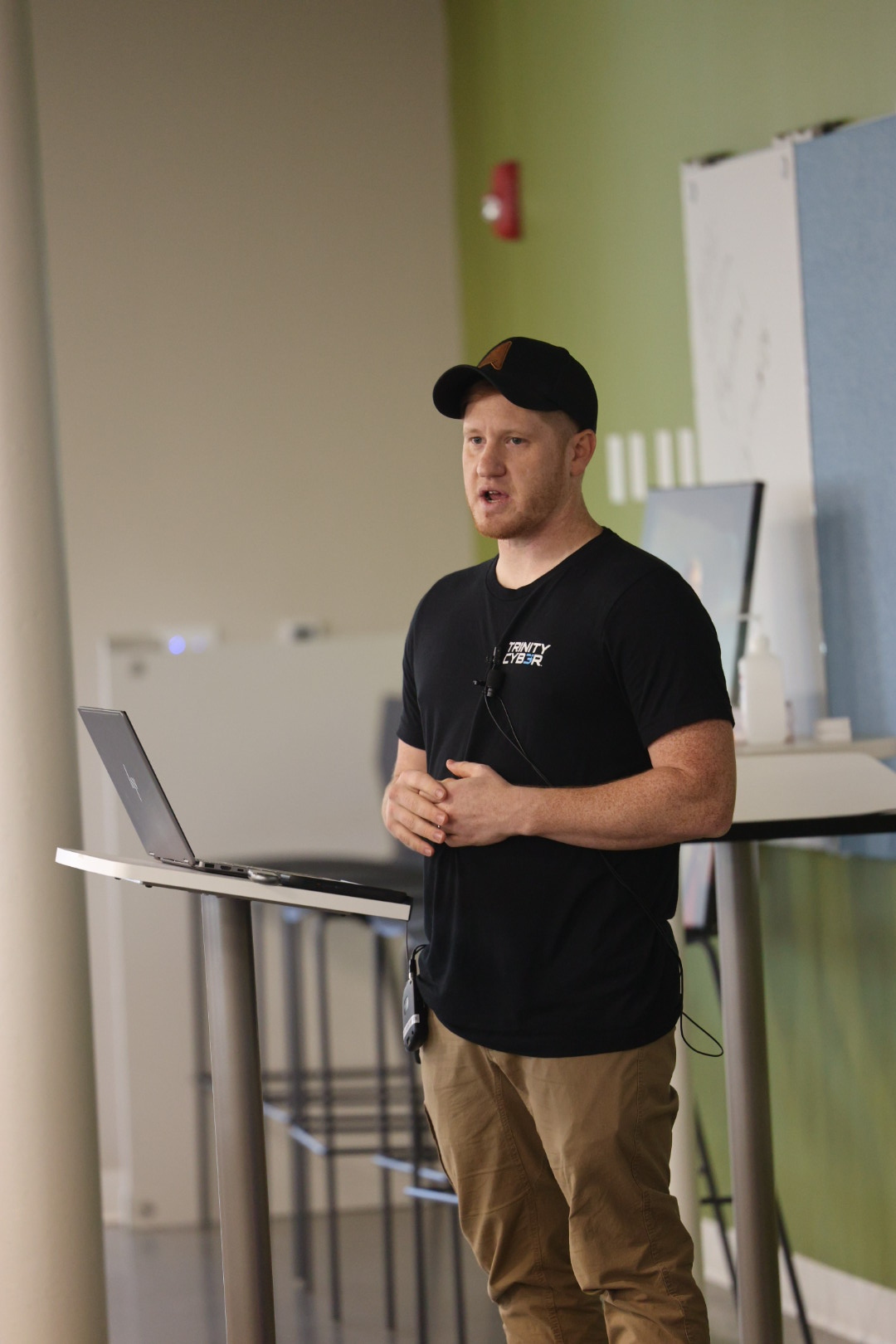 Duncan Michel speaking at the 2025 Carolina Code Conference