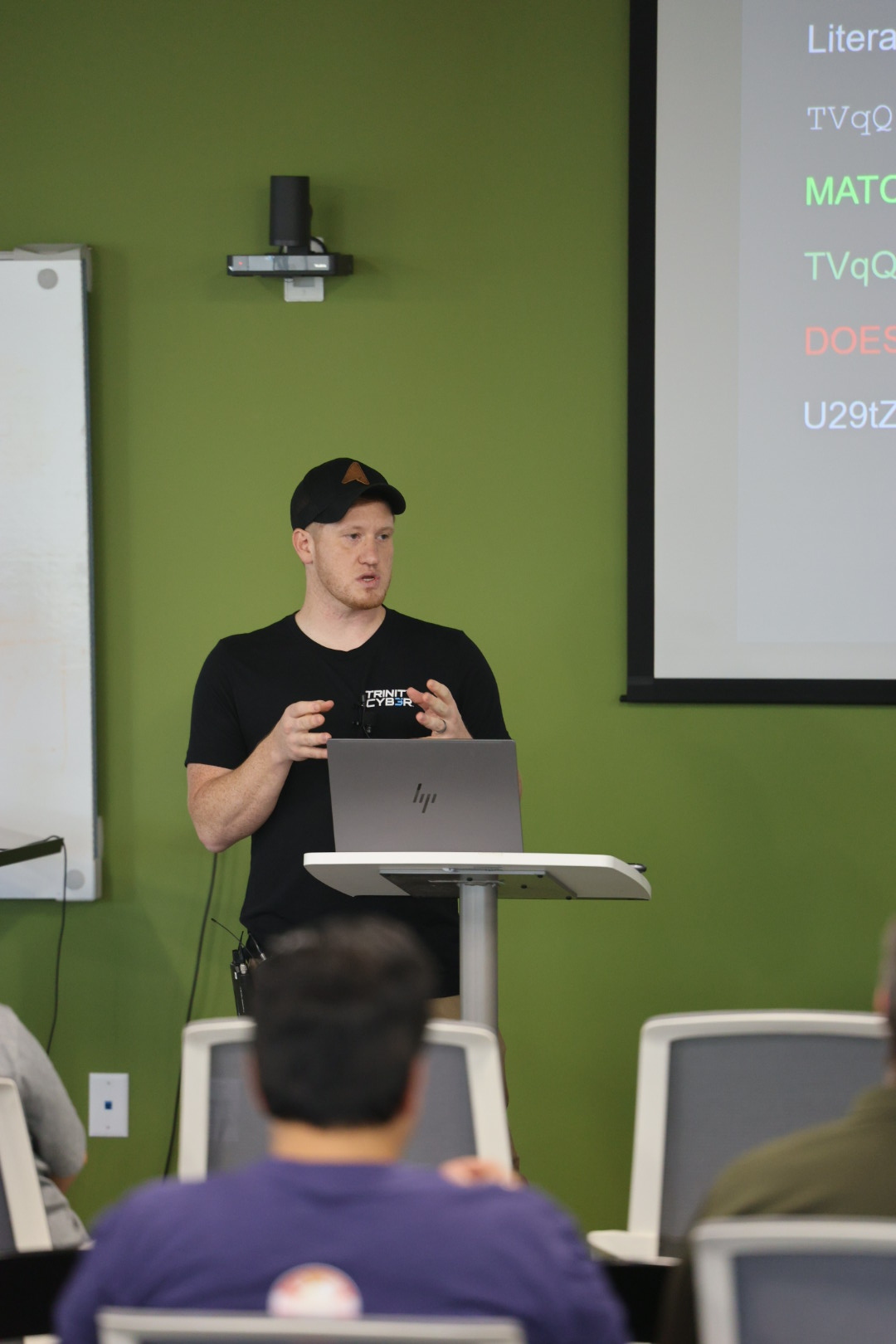 Duncan Michel speaking at the 2025 Carolina Code Conference