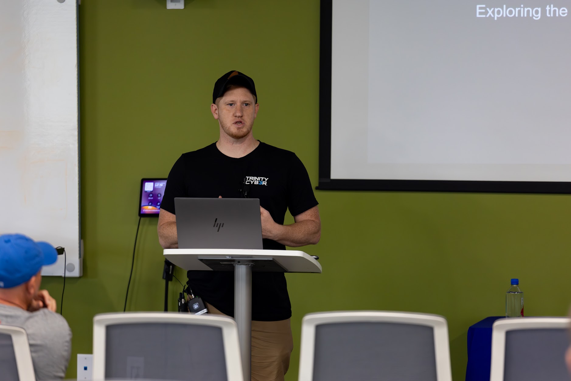 Duncan Michel speaking at the 2025 Carolina Code Conference