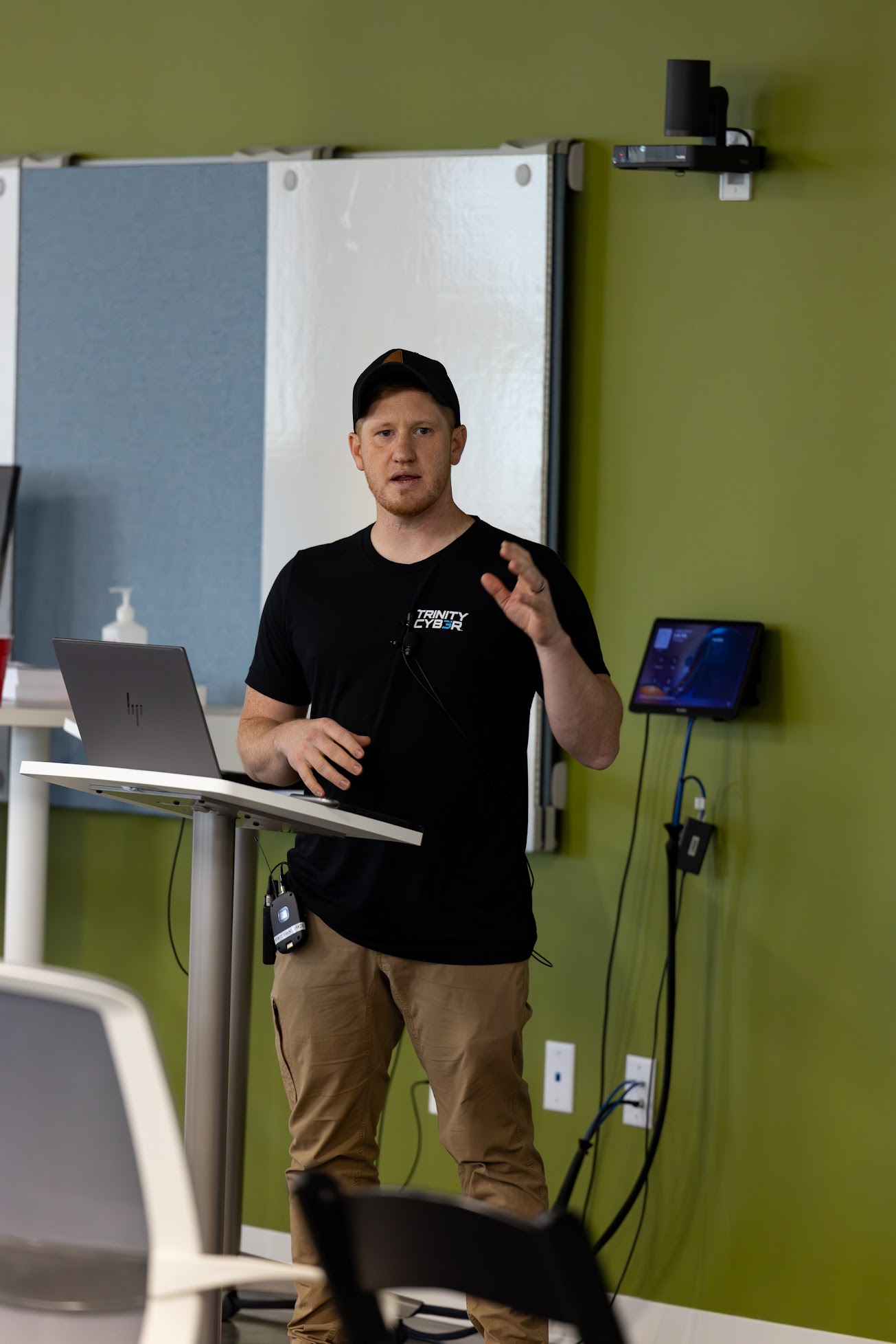 Duncan Michel speaking at the 2025 Carolina Code Conference