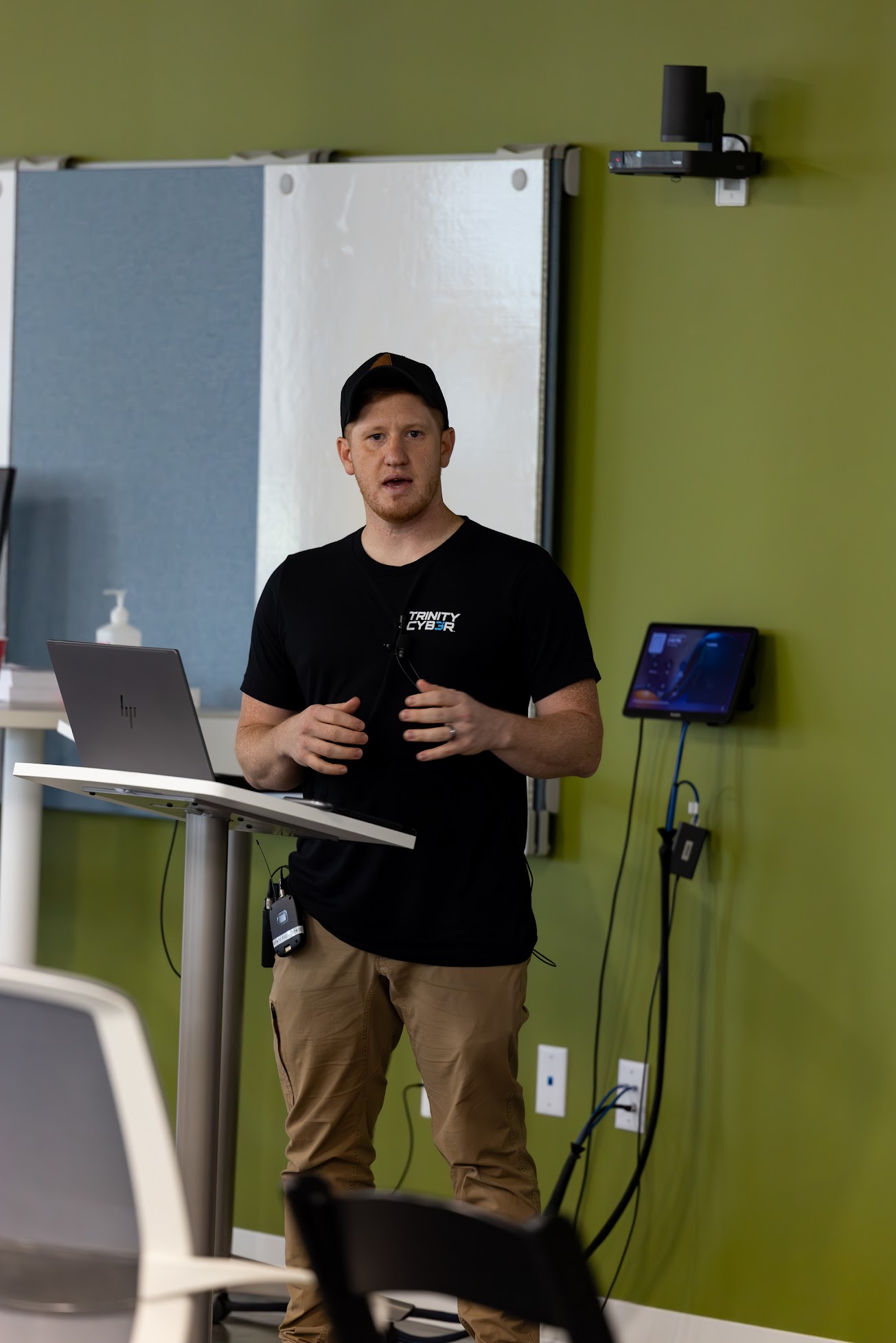Duncan Michel speaking at the 2025 Carolina Code Conference