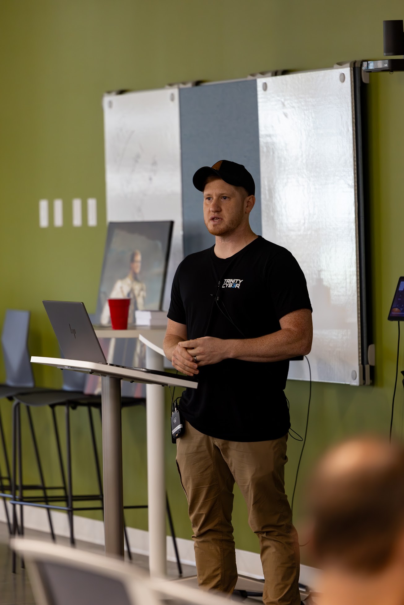 Duncan Michel speaking at the 2025 Carolina Code Conference