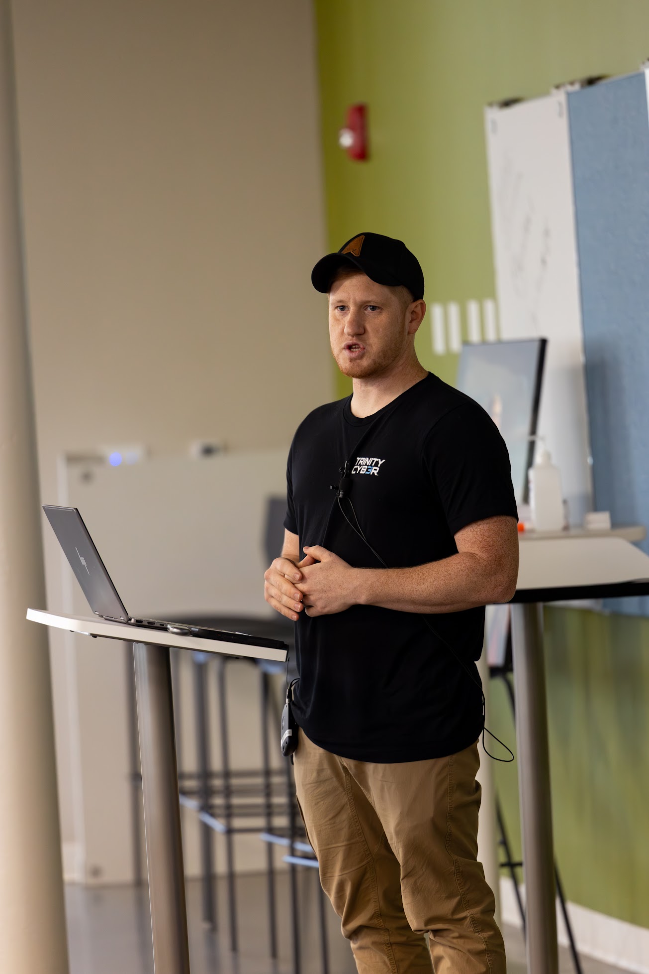 Duncan Michel speaking at the 2025 Carolina Code Conference