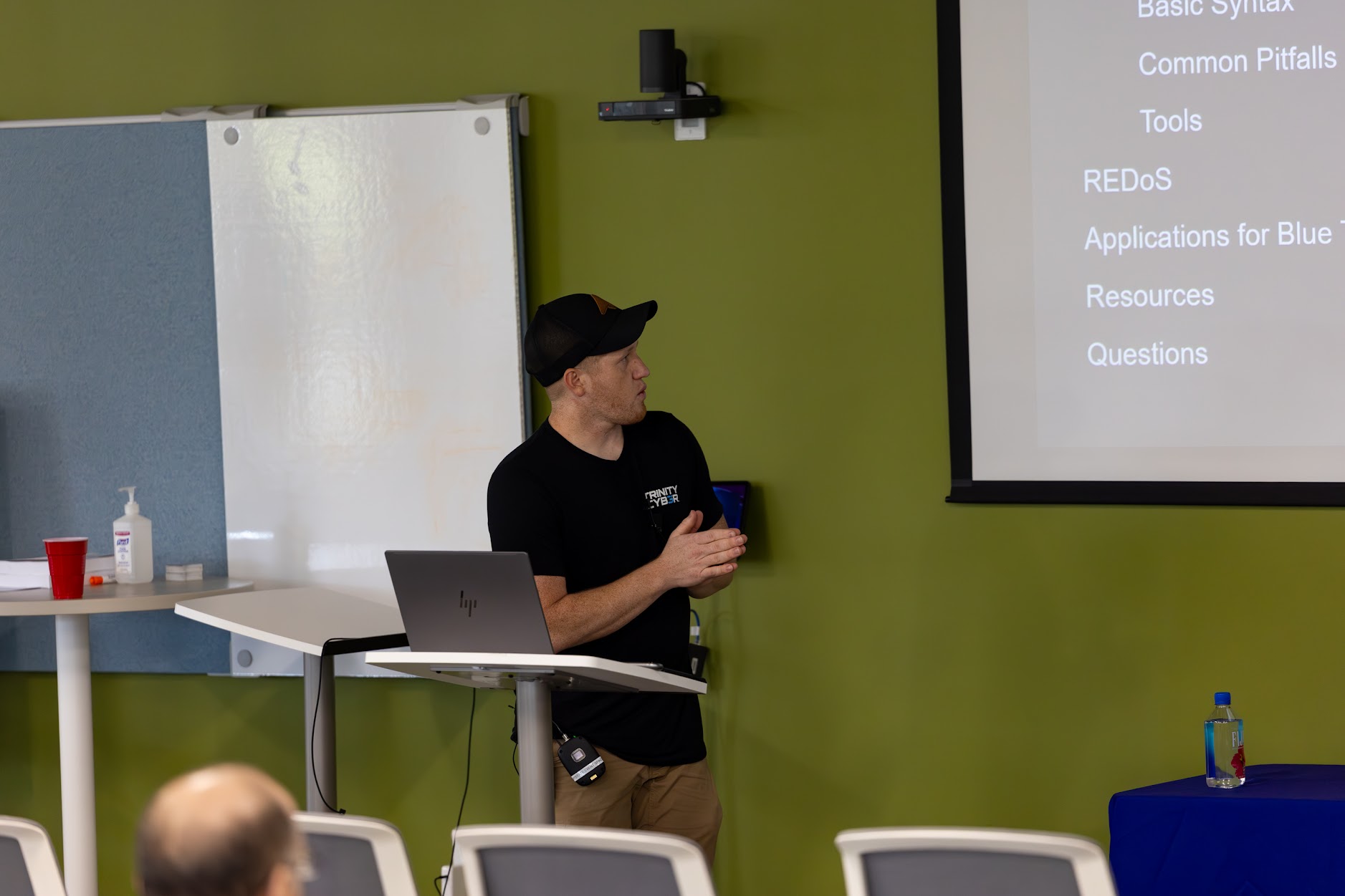 Duncan Michel speaking at the 2025 Carolina Code Conference