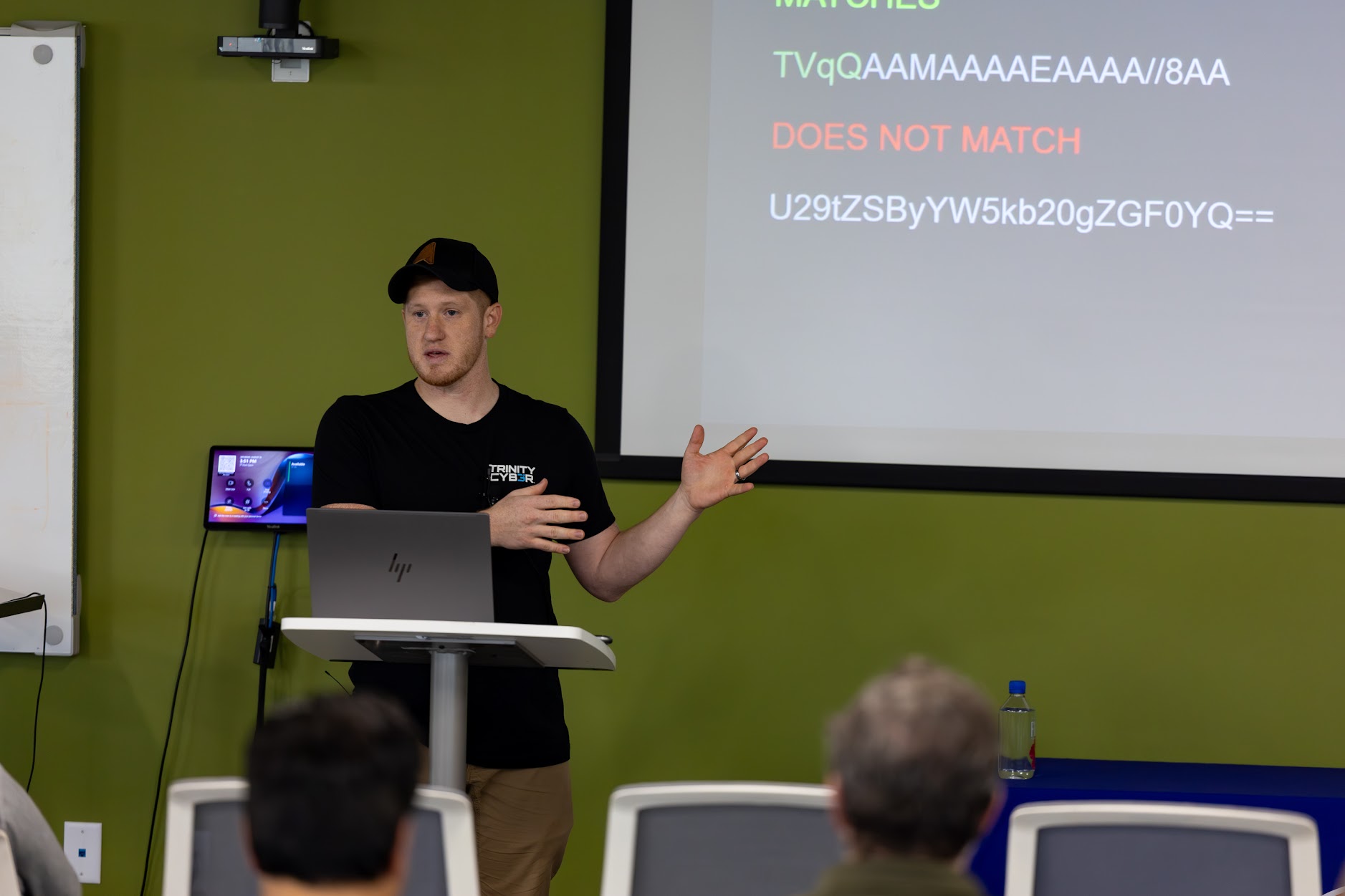 Duncan Michel speaking at the 2025 Carolina Code Conference