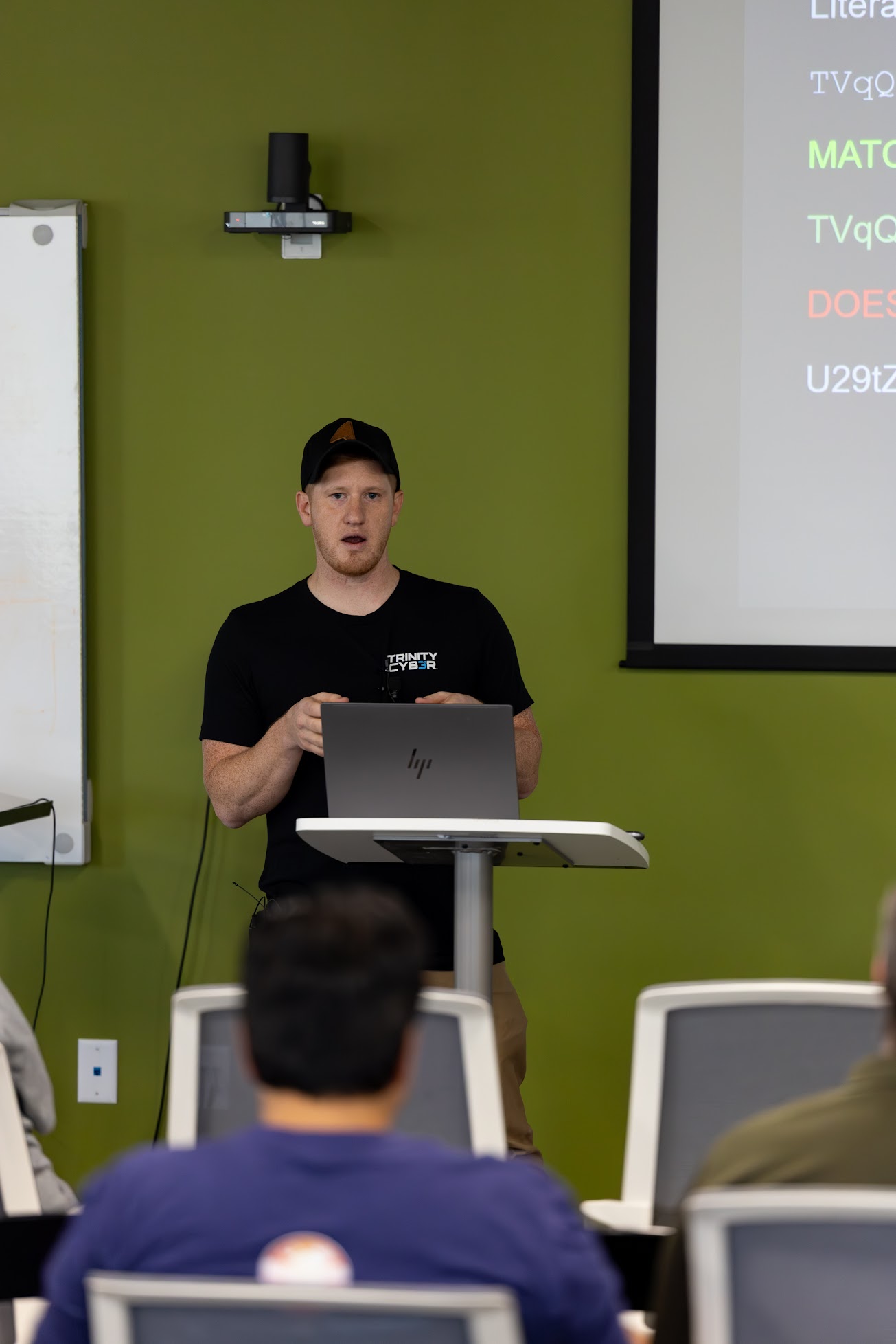Duncan Michel speaking at the 2025 Carolina Code Conference