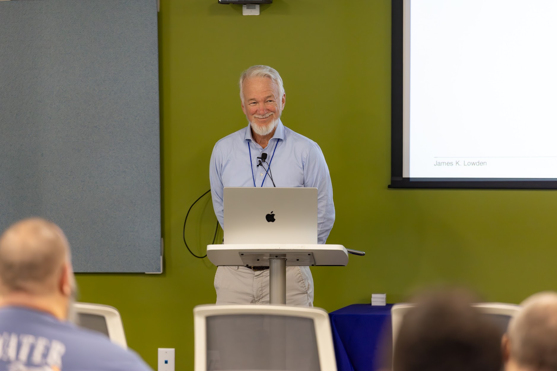 James Lowden speaking at the 2025 Carolina Code Conference