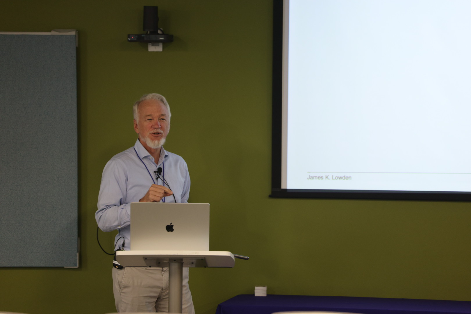 James Lowden speaking at the 2025 Carolina Code Conference