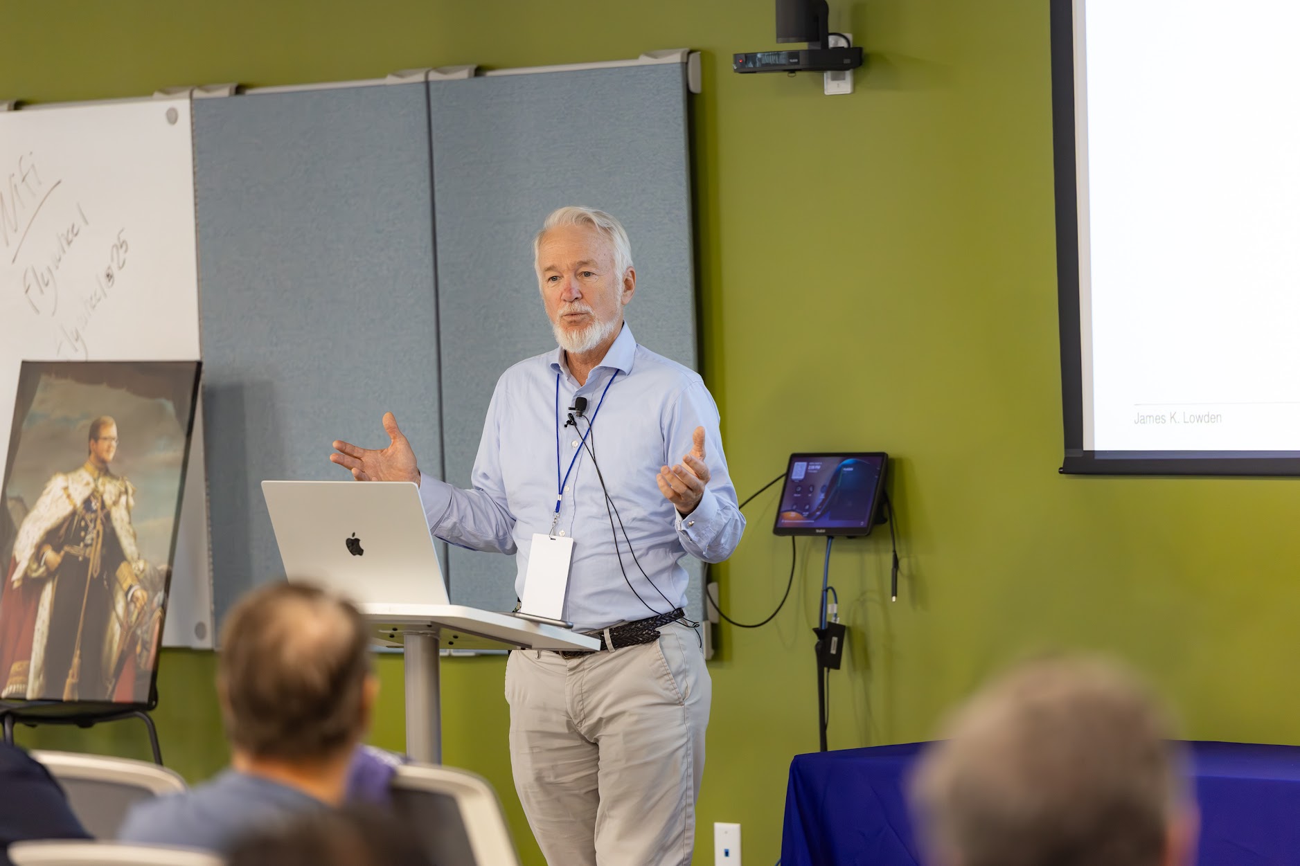 James Lowden speaking at the 2025 Carolina Code Conference