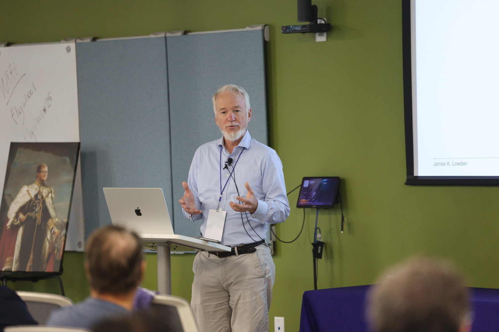 James Lowden speaking at the 2025 Carolina Code Conference