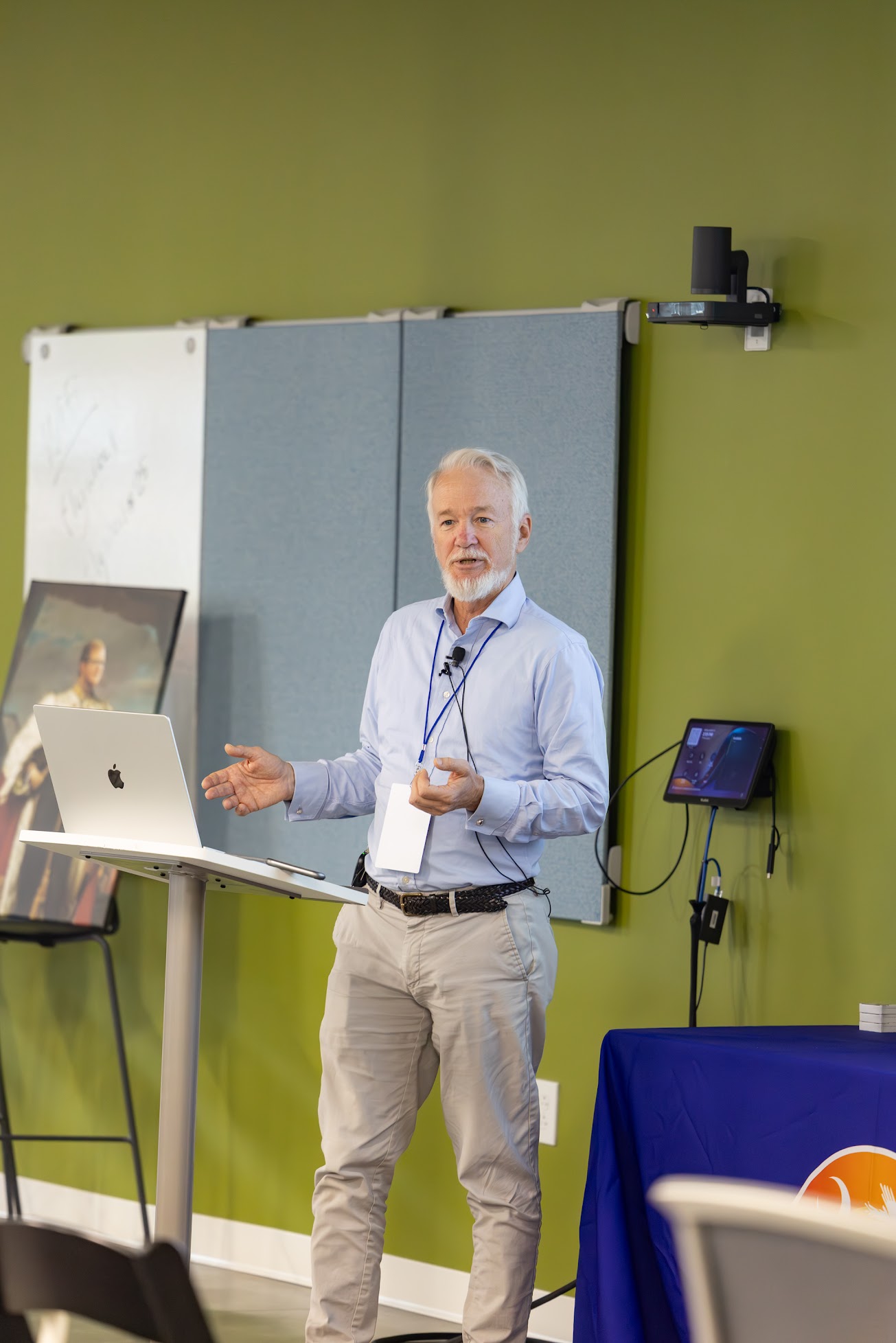 James Lowden speaking at the 2025 Carolina Code Conference