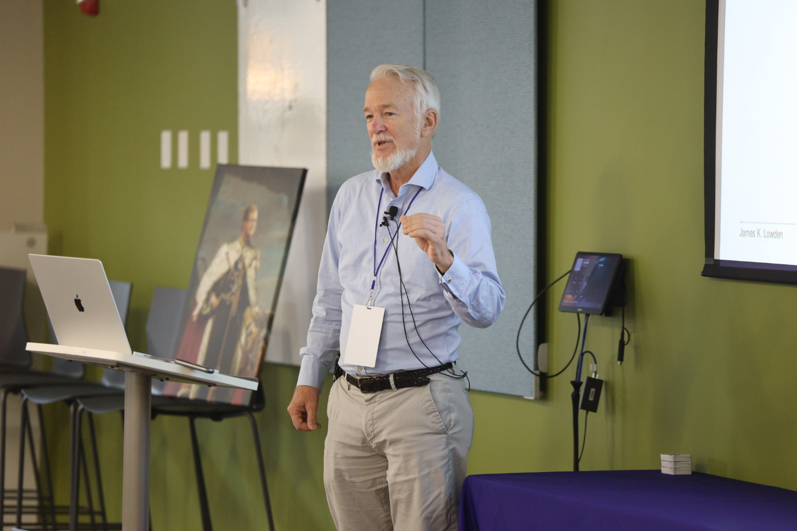 James Lowden speaking at the 2025 Carolina Code Conference