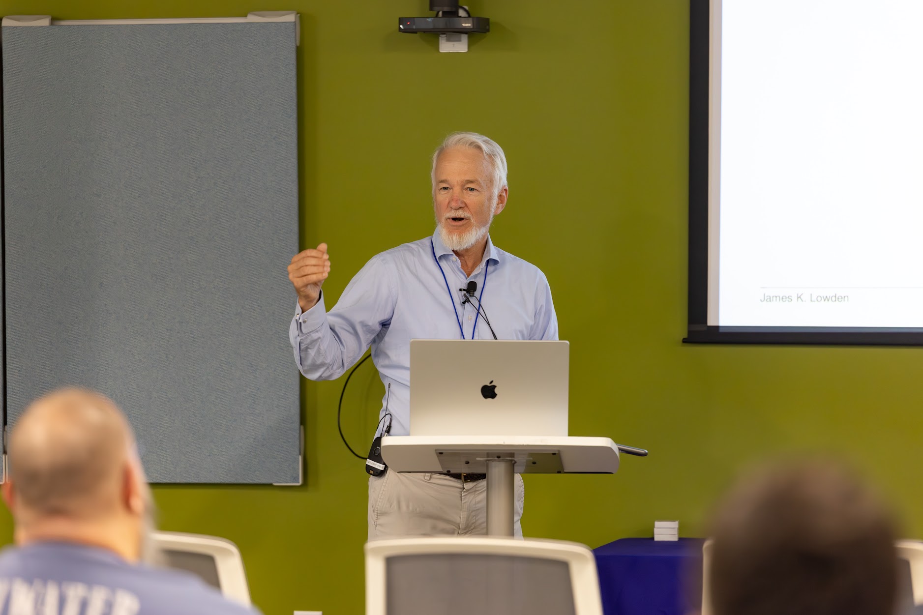 James Lowden speaking at the 2025 Carolina Code Conference