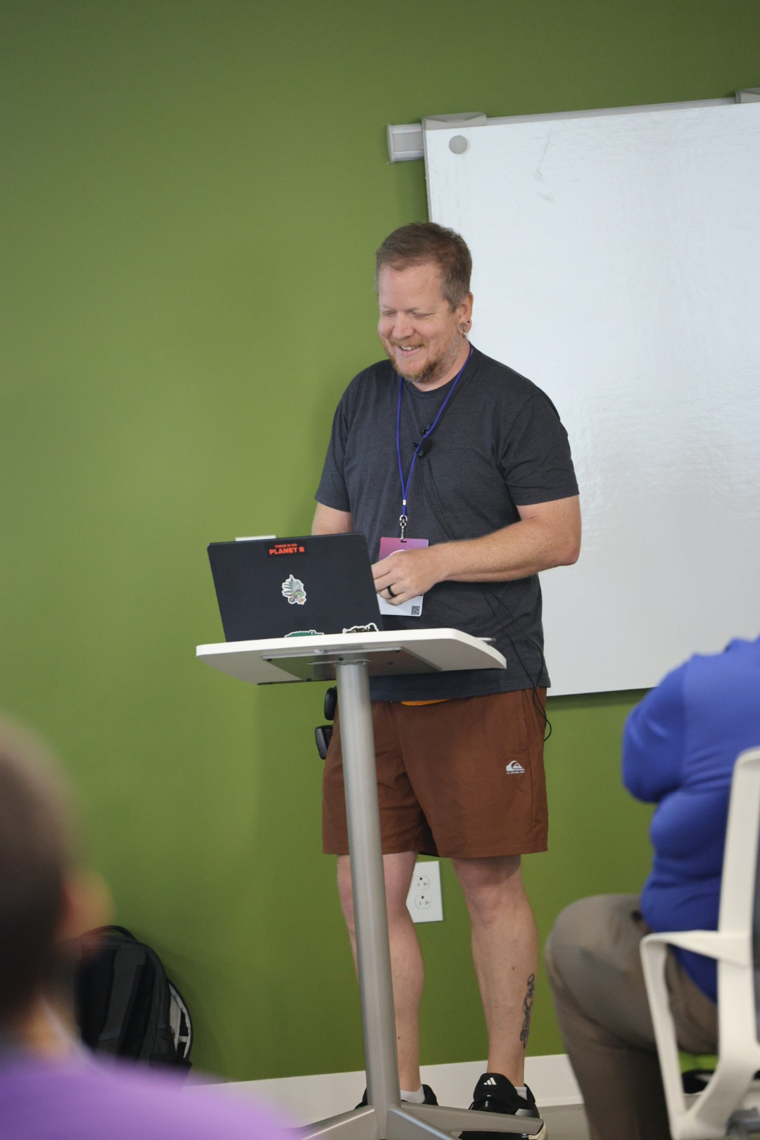 Joel Taddei speaking at the 2025 Carolina Code Conference