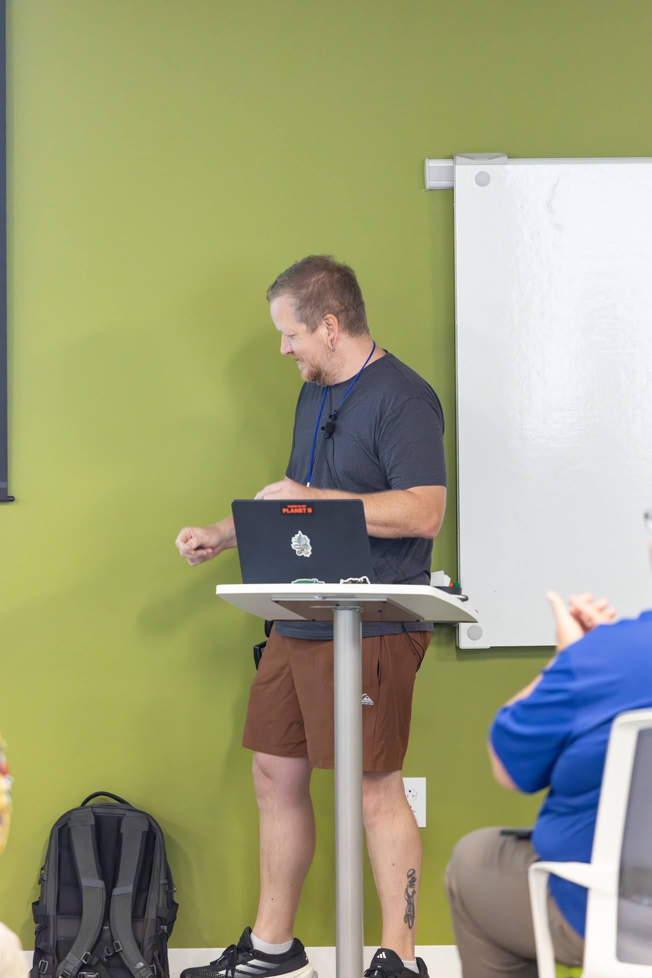 Joel Taddei speaking at the 2025 Carolina Code Conference
