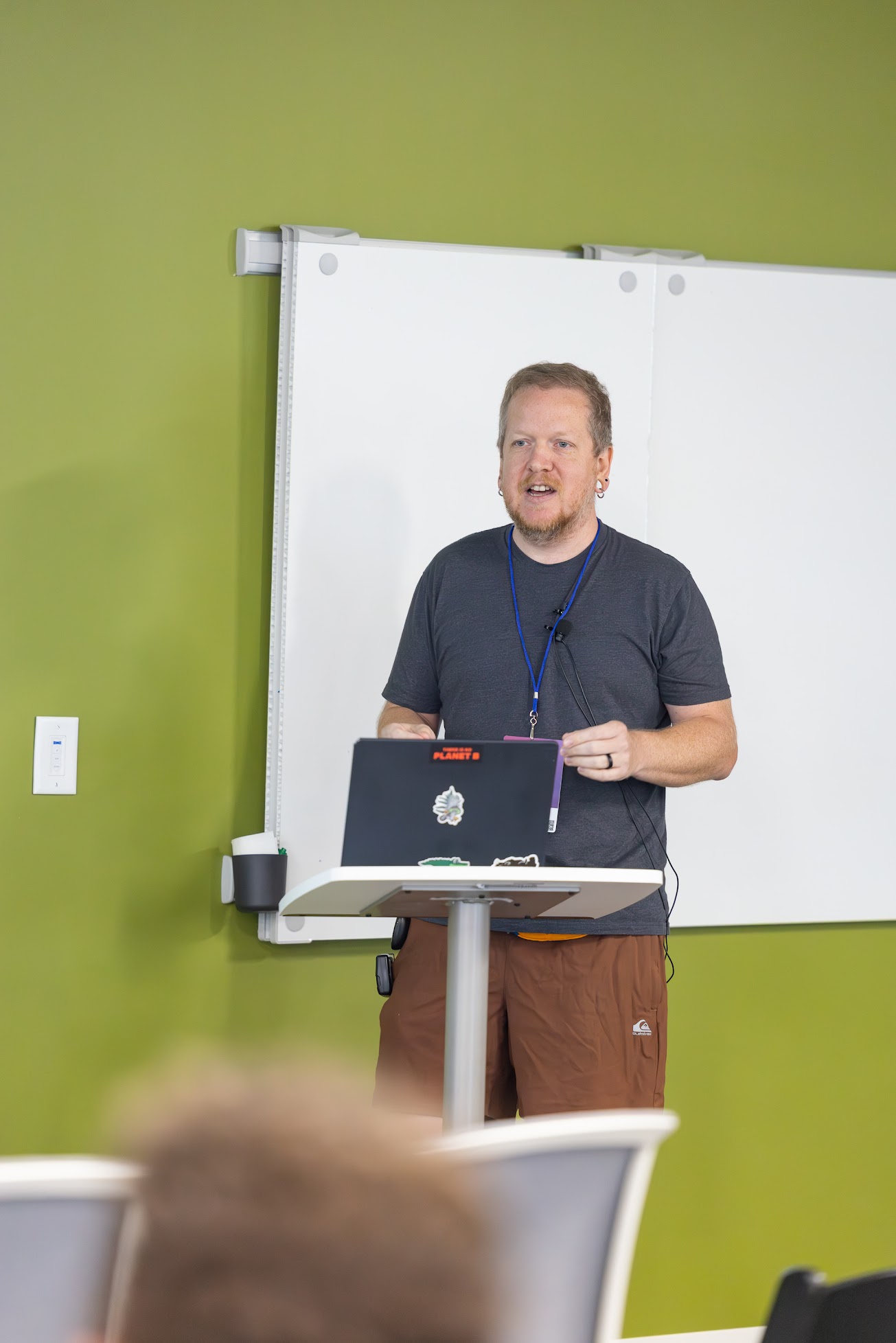 Joel Taddei speaking at the 2025 Carolina Code Conference