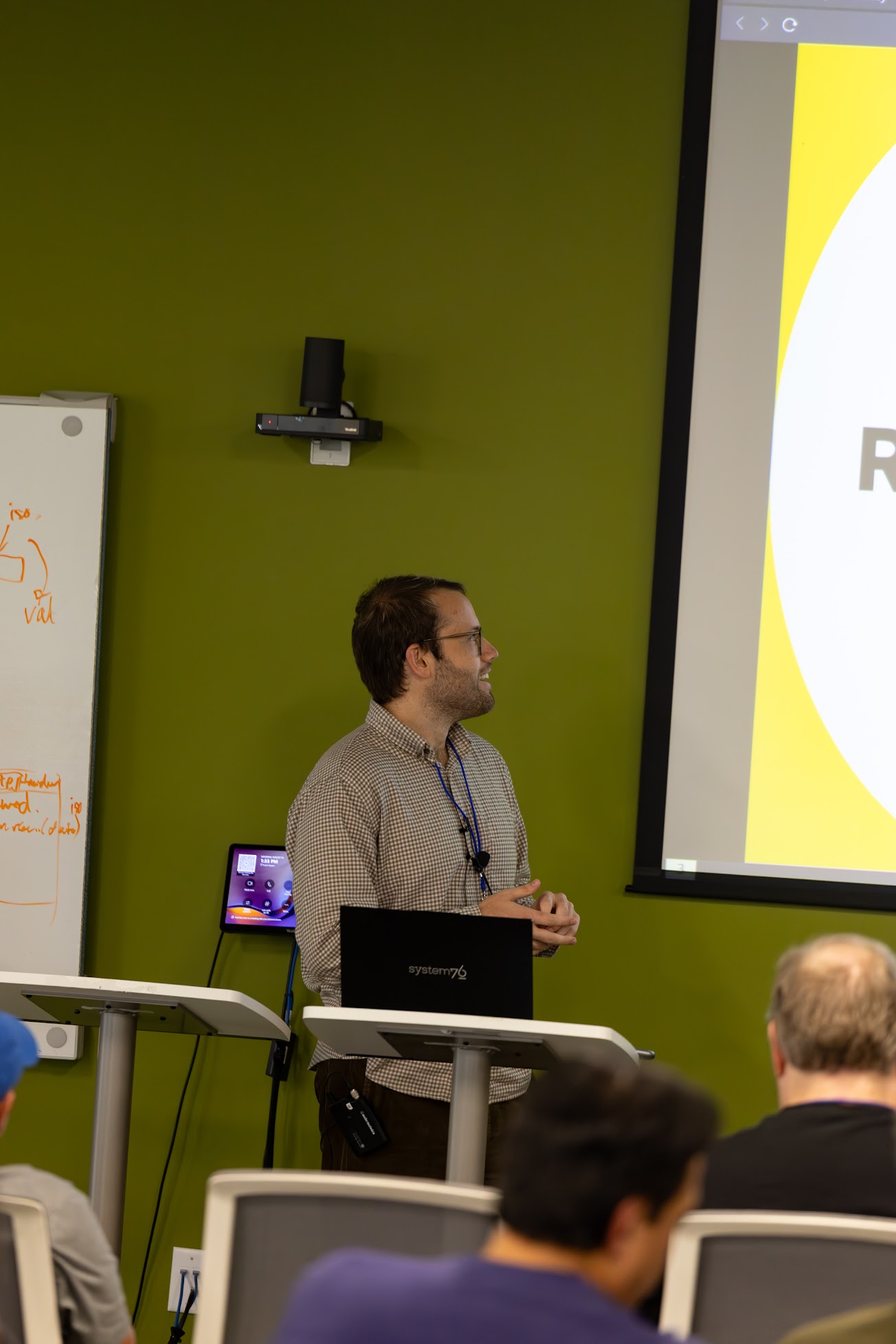 Kevin Ferretti speaking at the 2025 Carolina Code Conference