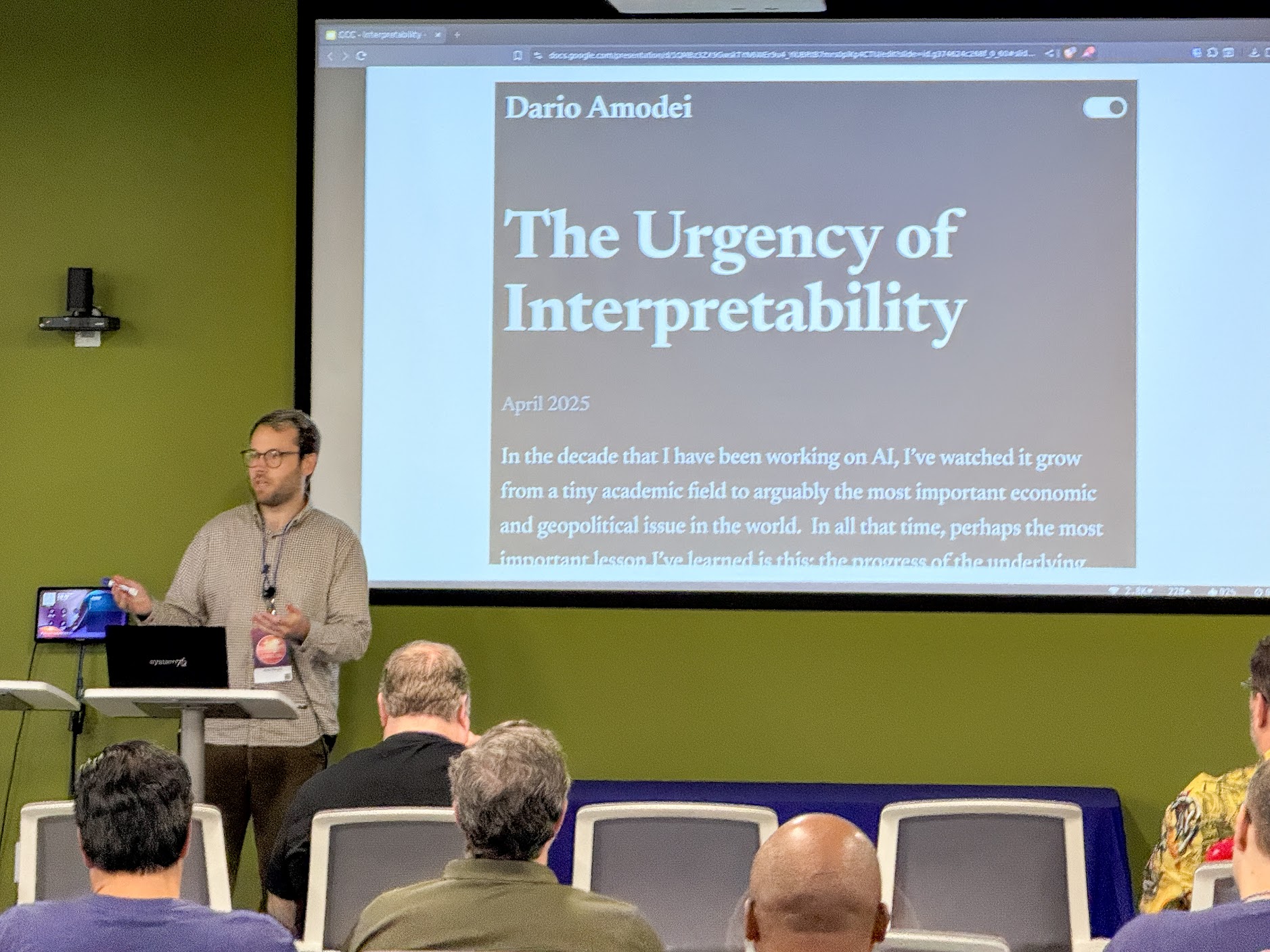 Kevin Ferretti speaking at the 2025 Carolina Code Conference