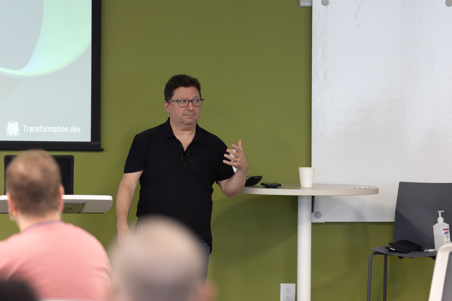 Larry Maccherone speaking at the 2025 Carolina Code Conference
