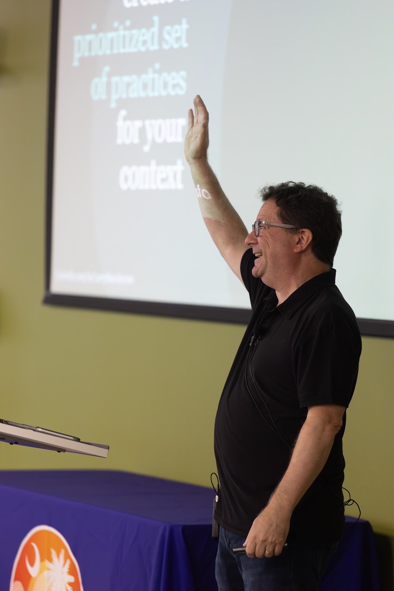 Larry Maccherone speaking at the 2025 Carolina Code Conference