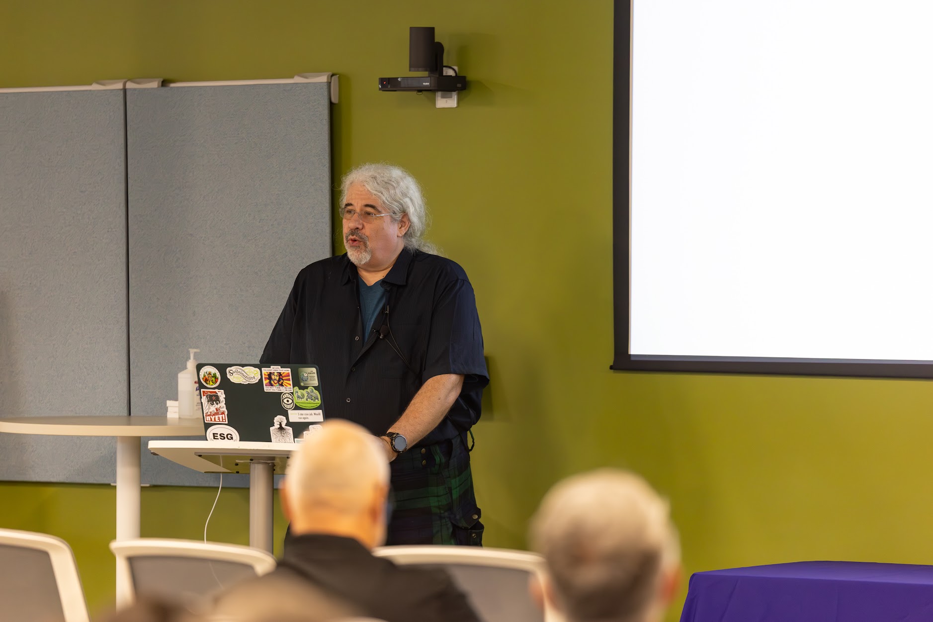 Matt "Kelly" Williams speaking at the 2025 Carolina Code Conference