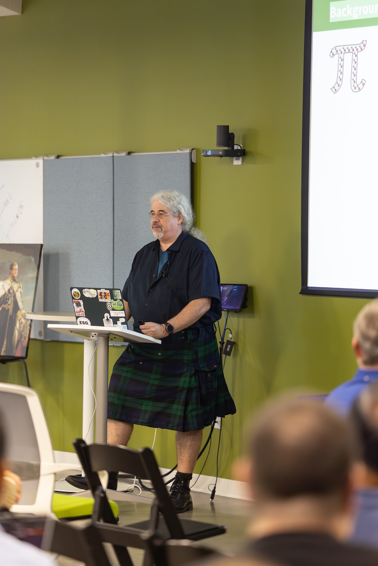 Matt "Kelly" Williams speaking at the 2025 Carolina Code Conference