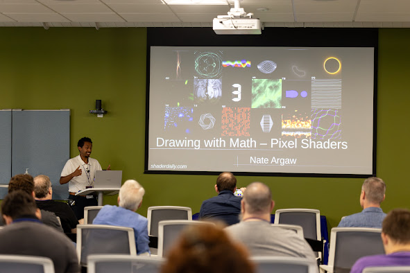 Nate Argaw speaking at the 2025 Carolina Code Conference