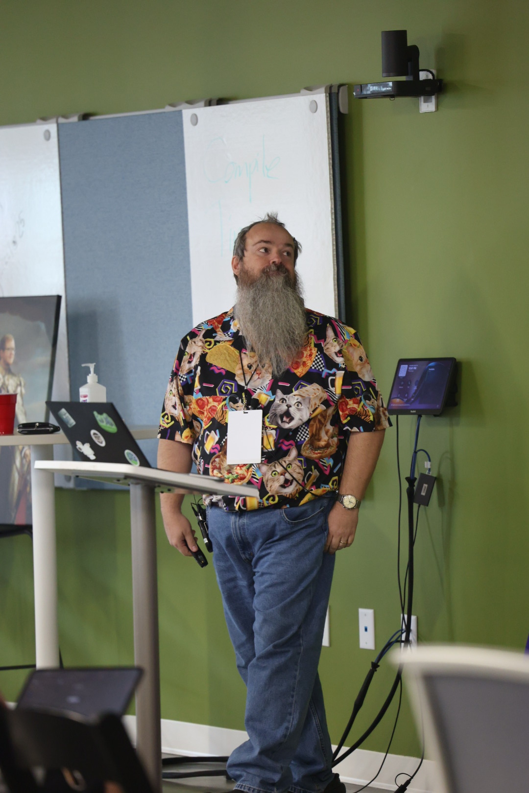Redvers Davies speaking at the 2025 Carolina Code Conference