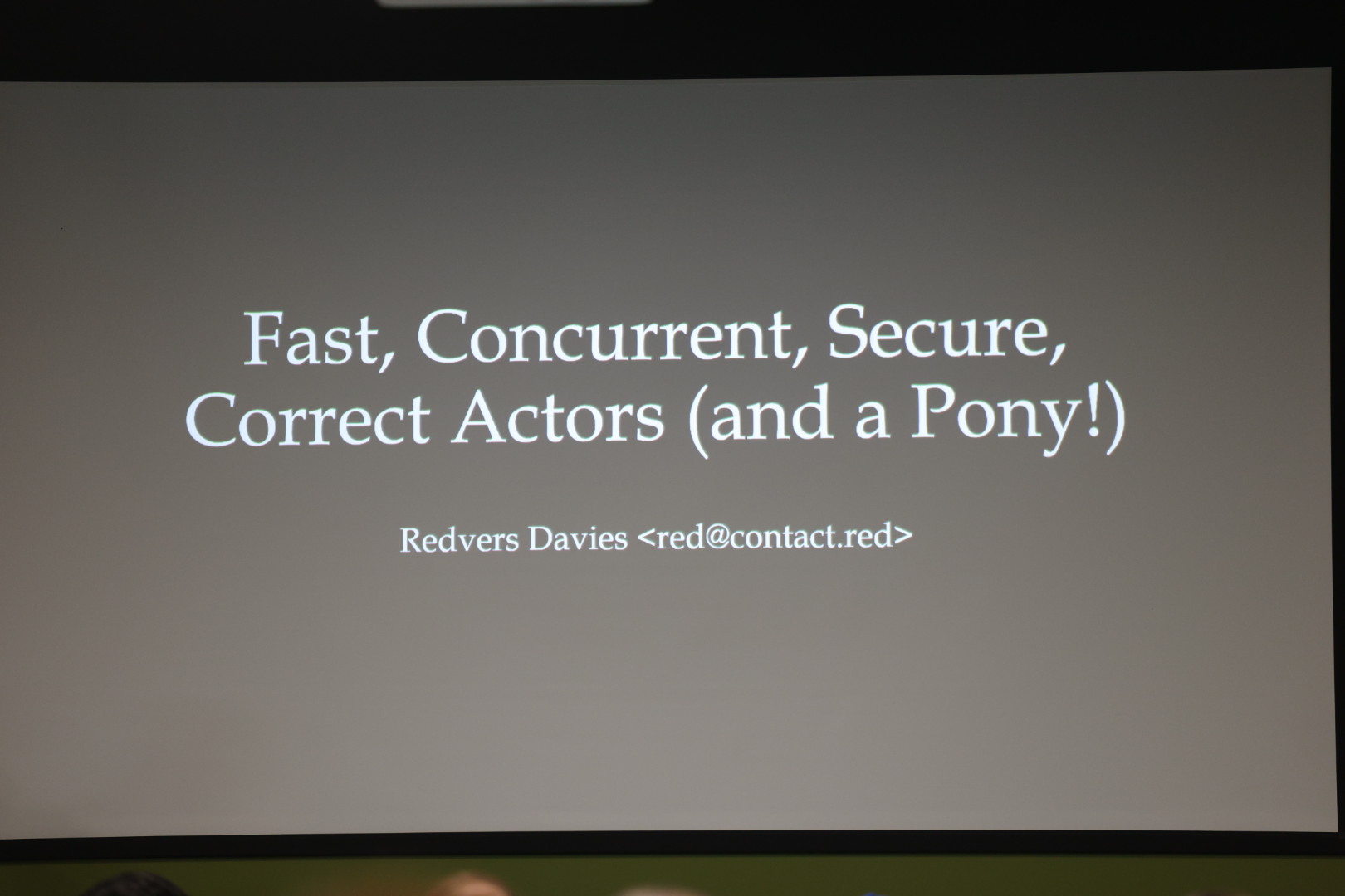 Redvers Davies speaking at the 2025 Carolina Code Conference