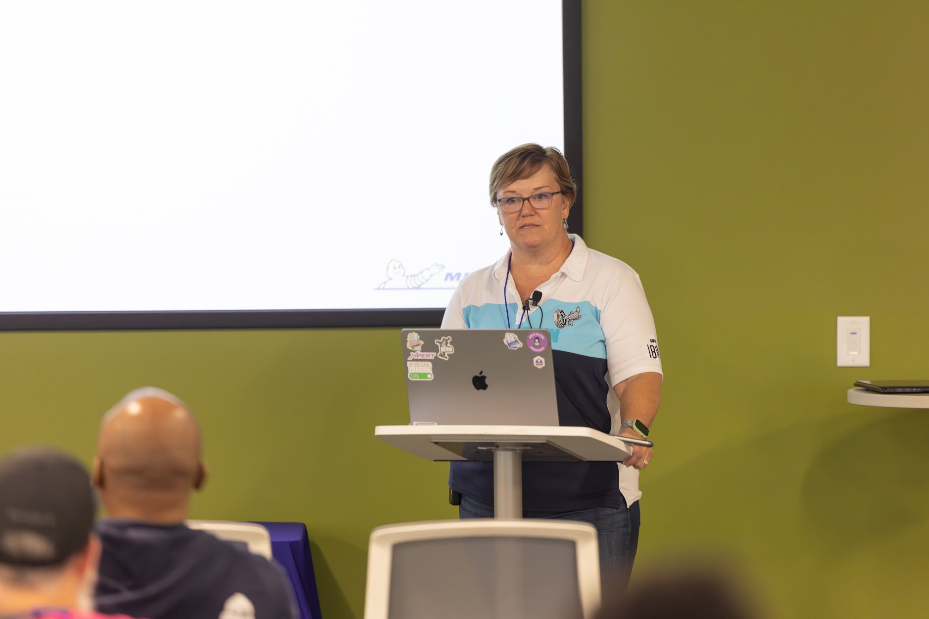 Ruthie Ballenger speaking at the 2025 Carolina Code Conference