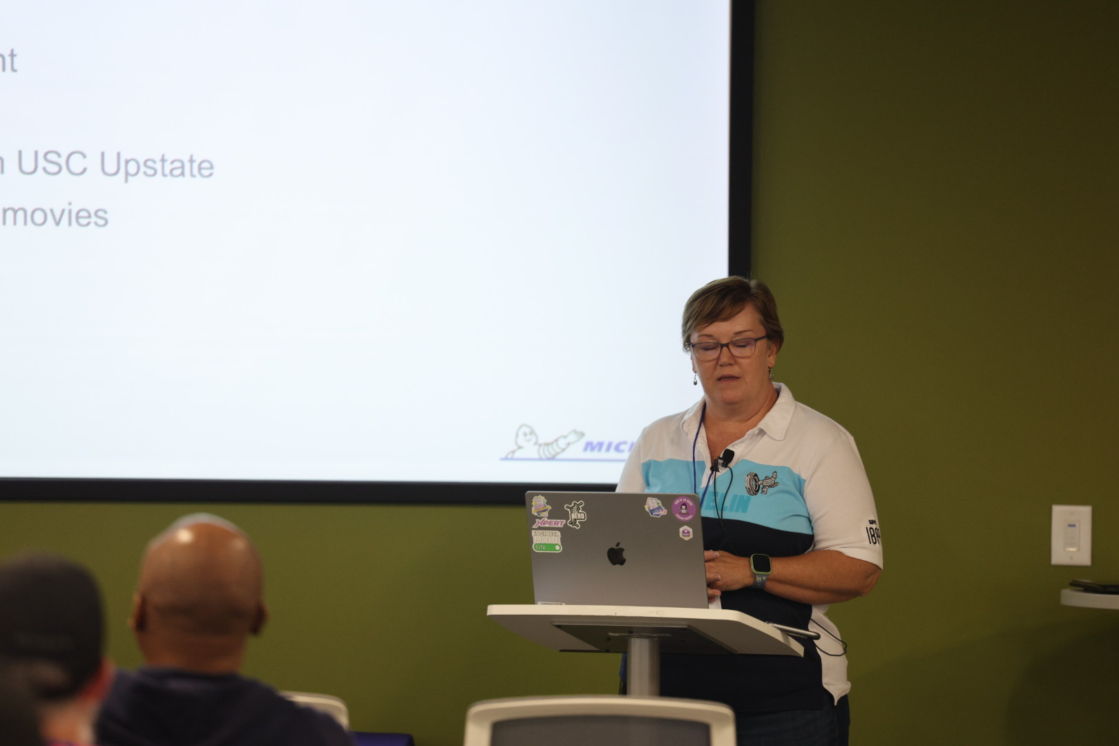Ruthie Ballenger speaking at the 2025 Carolina Code Conference